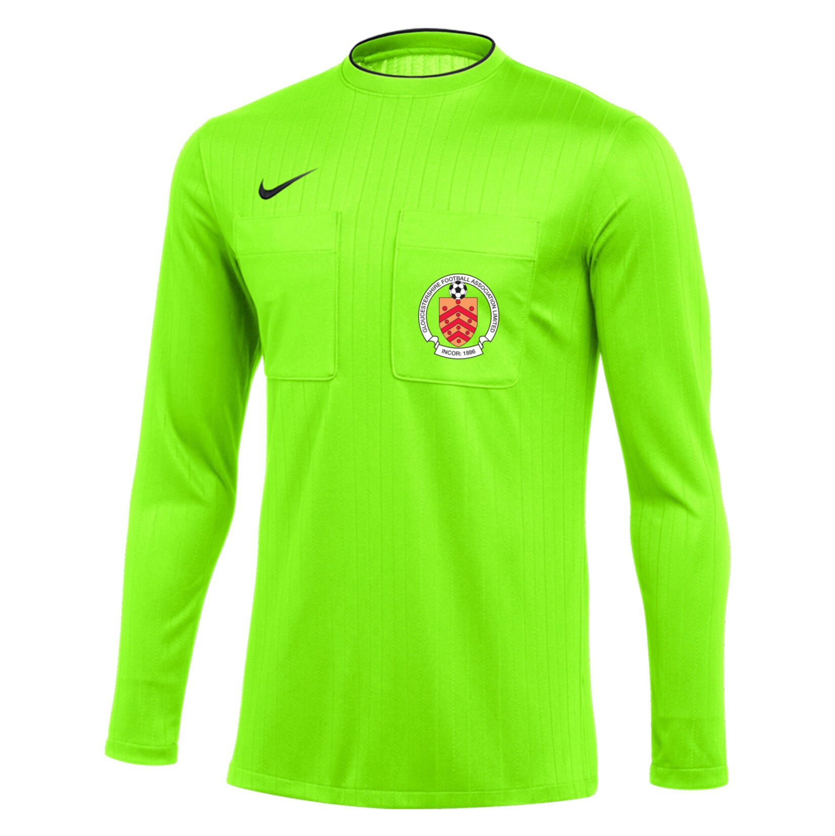 Nike Dry Referee II Top L/S - Volt/Black
