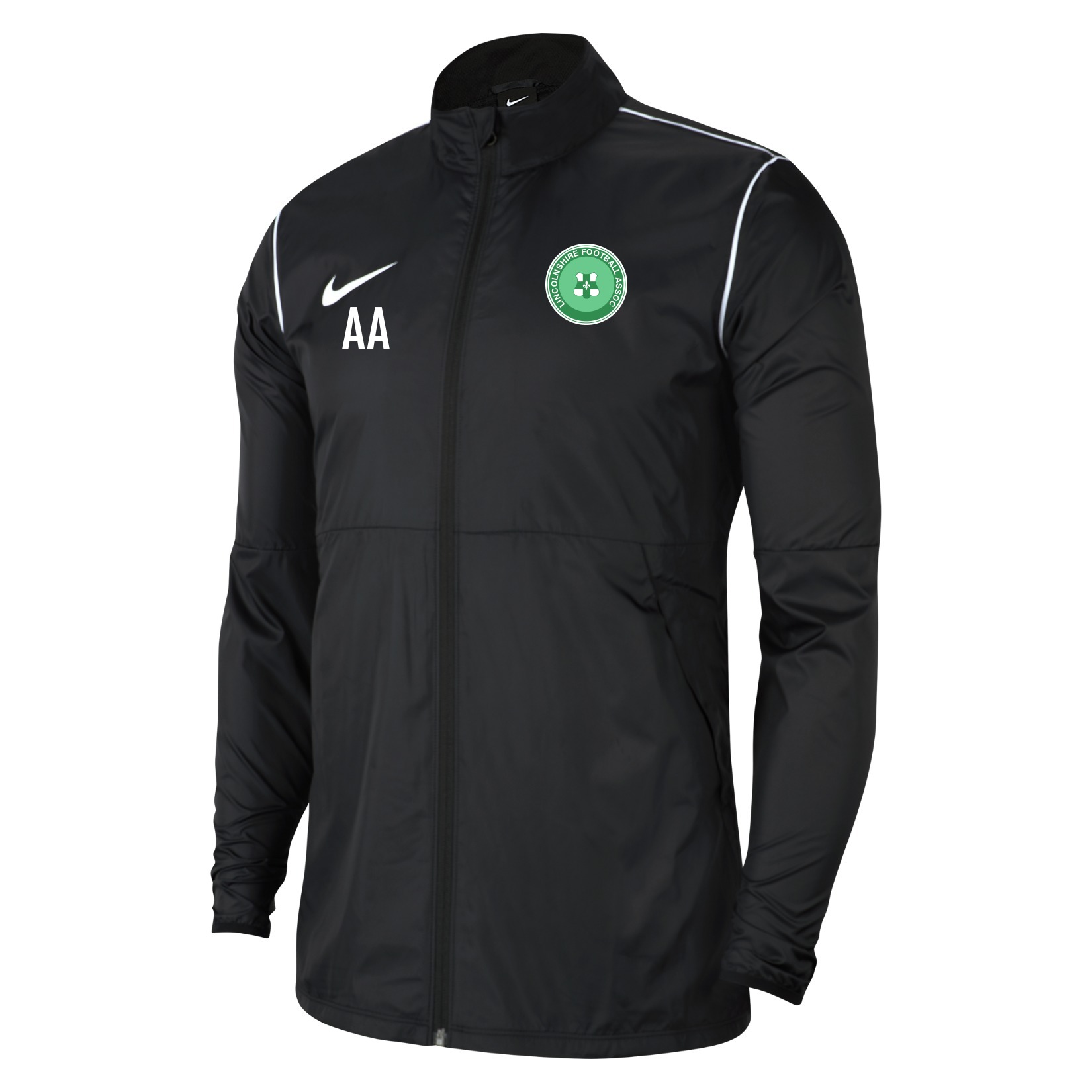 Nike Park 20 Repel Rain Jacket - Black/White/White