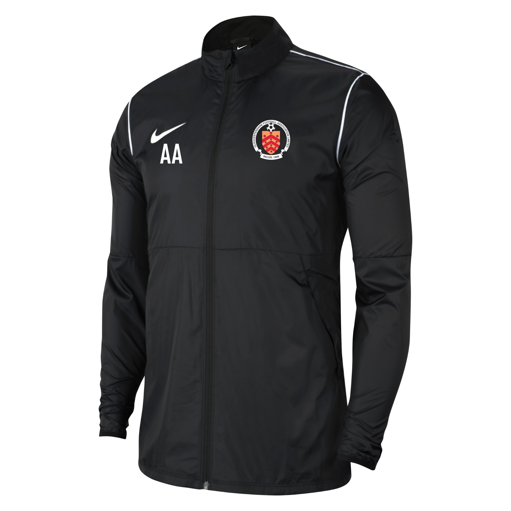 Nike Park 20 Repel Rain Jacket - Black/White/White