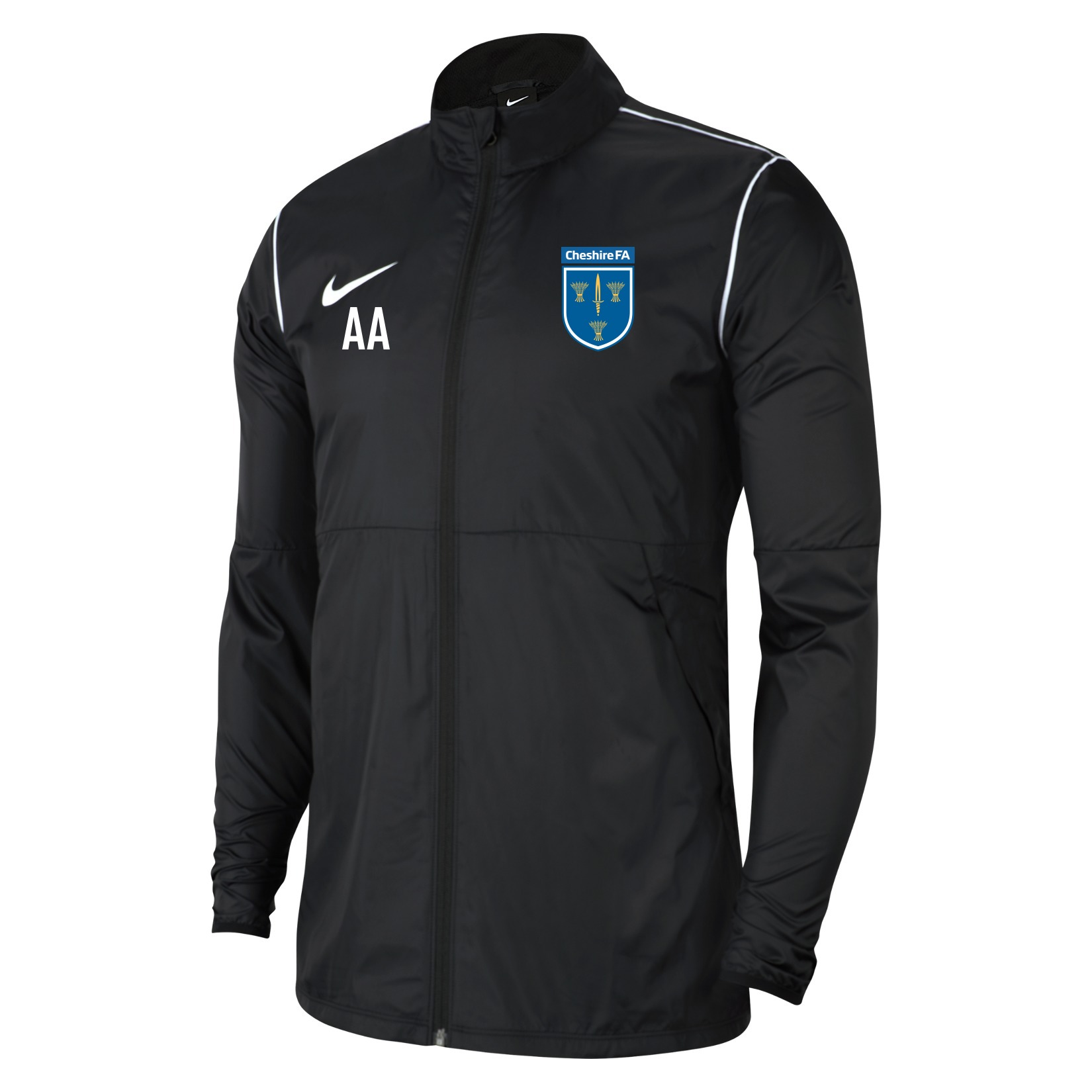 Nike Park 20 Repel Rain Jacket - Black/White/White