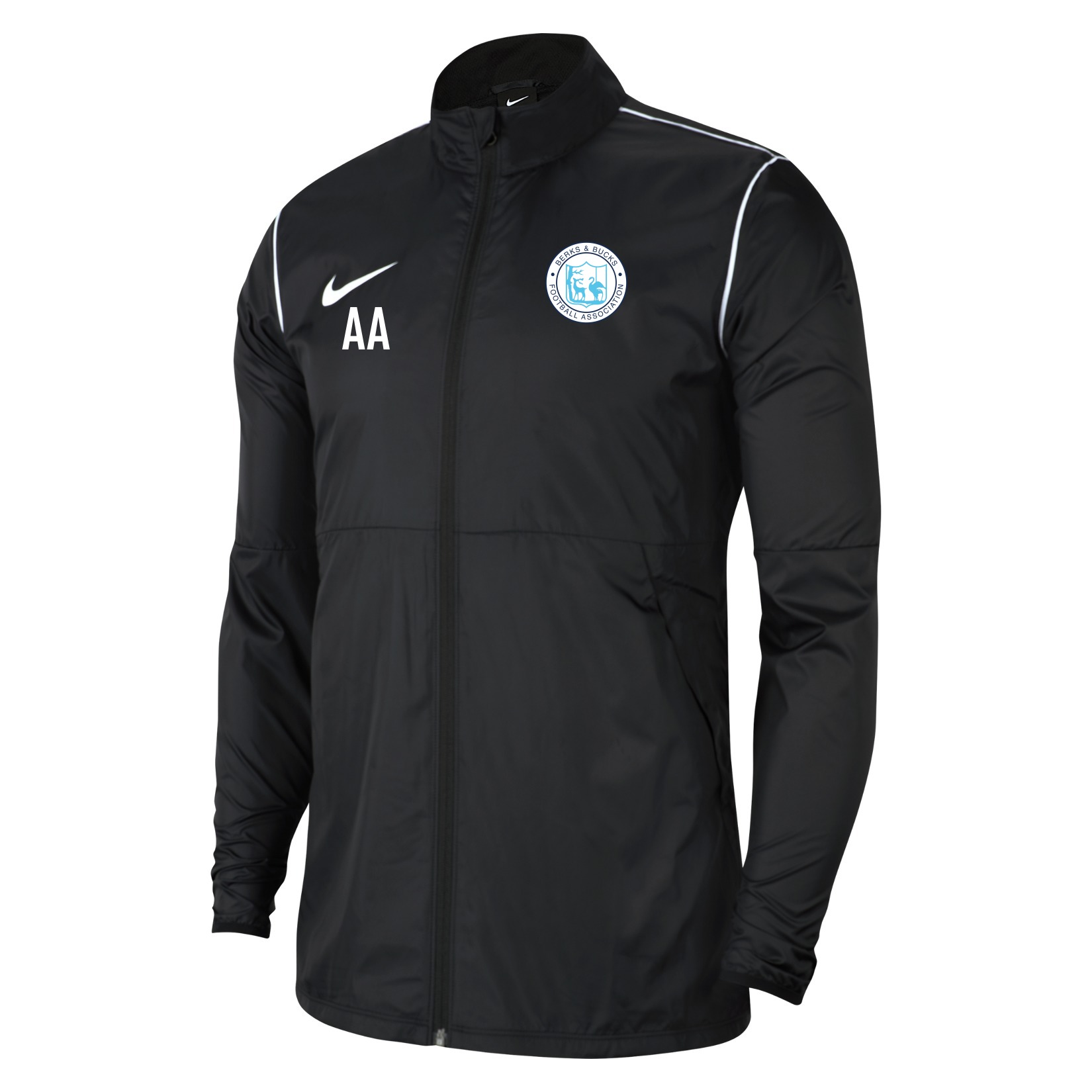 Nike Park 20 Repel Rain Jacket - Black/White/White