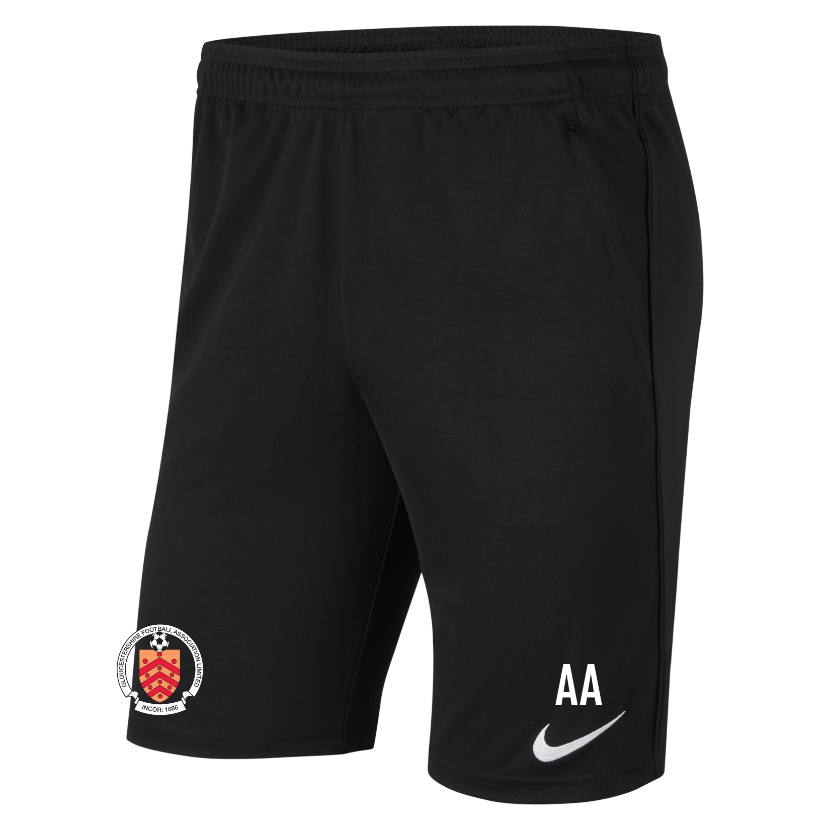 Nike Park 20 Pocketed Shorts (M) - Black/Black/White