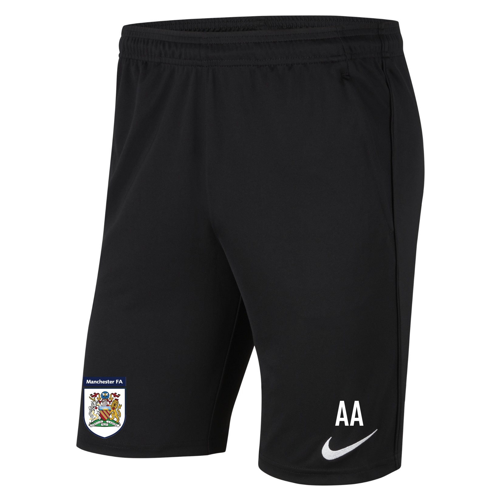 Nike Park 20 Pocketed Shorts (M) - Black/Black/White
