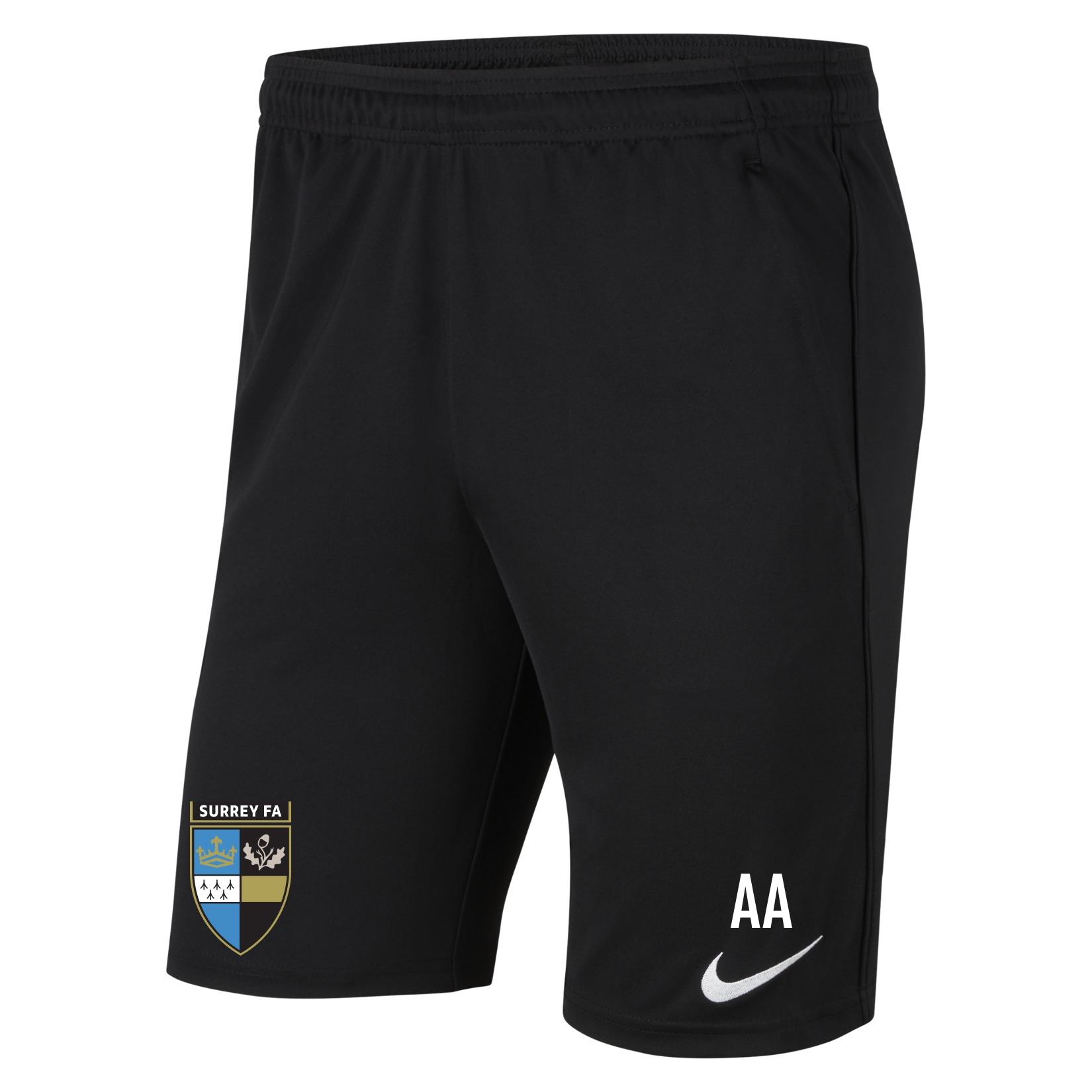 Nike Park 20 Pocketed Shorts (M) - Black/Black/White