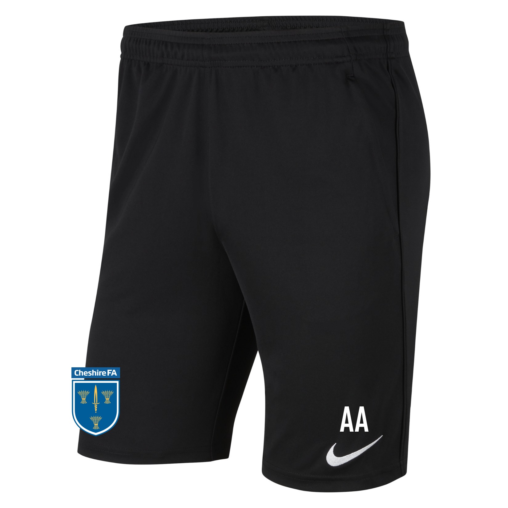 Nike Park 20 Pocketed Shorts (M) - Black/Black/White