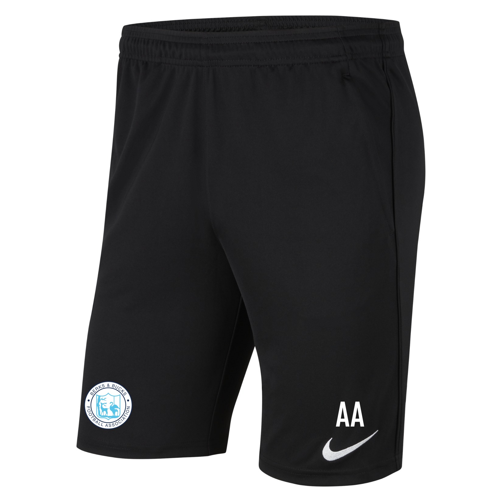 Nike Park 20 Pocketed Shorts (M) - Black/Black/White