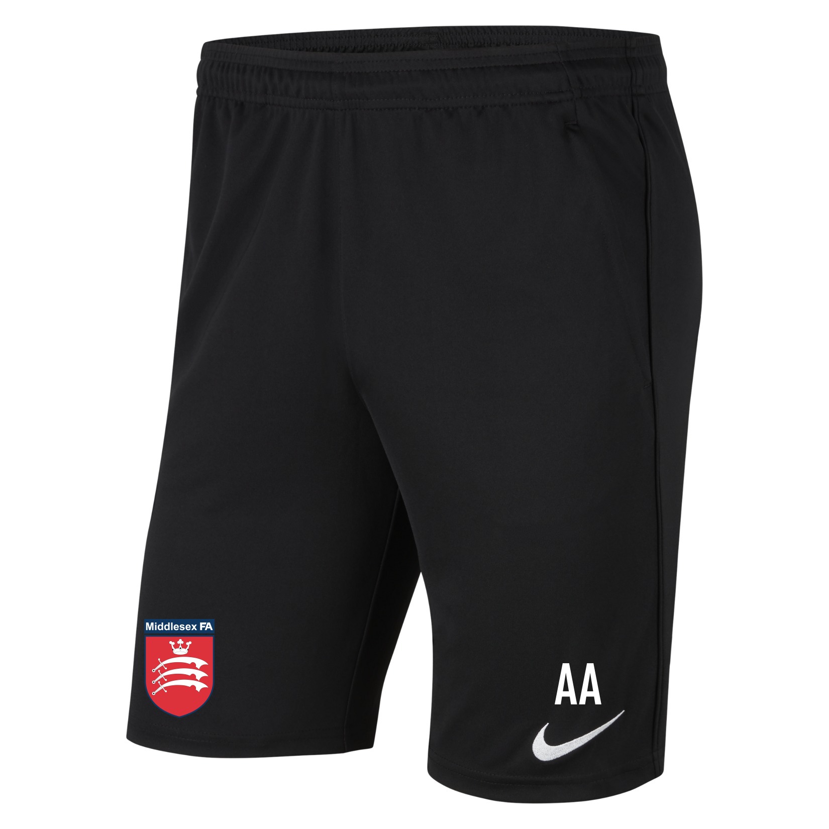 Nike Park 20 Pocketed Shorts (M) - Black/Black/White