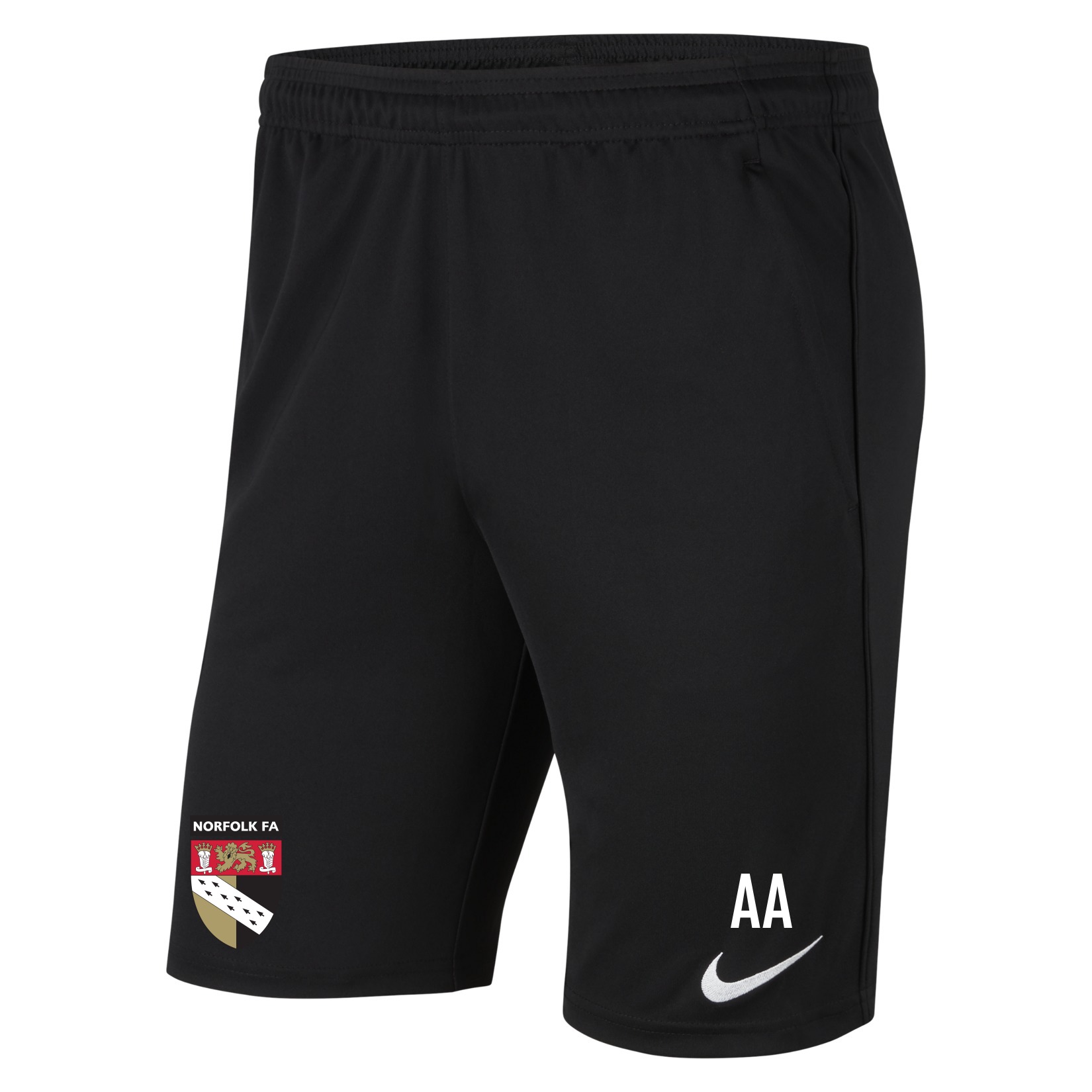 Nike Park 20 Pocketed Shorts (M) - Black/Black/White