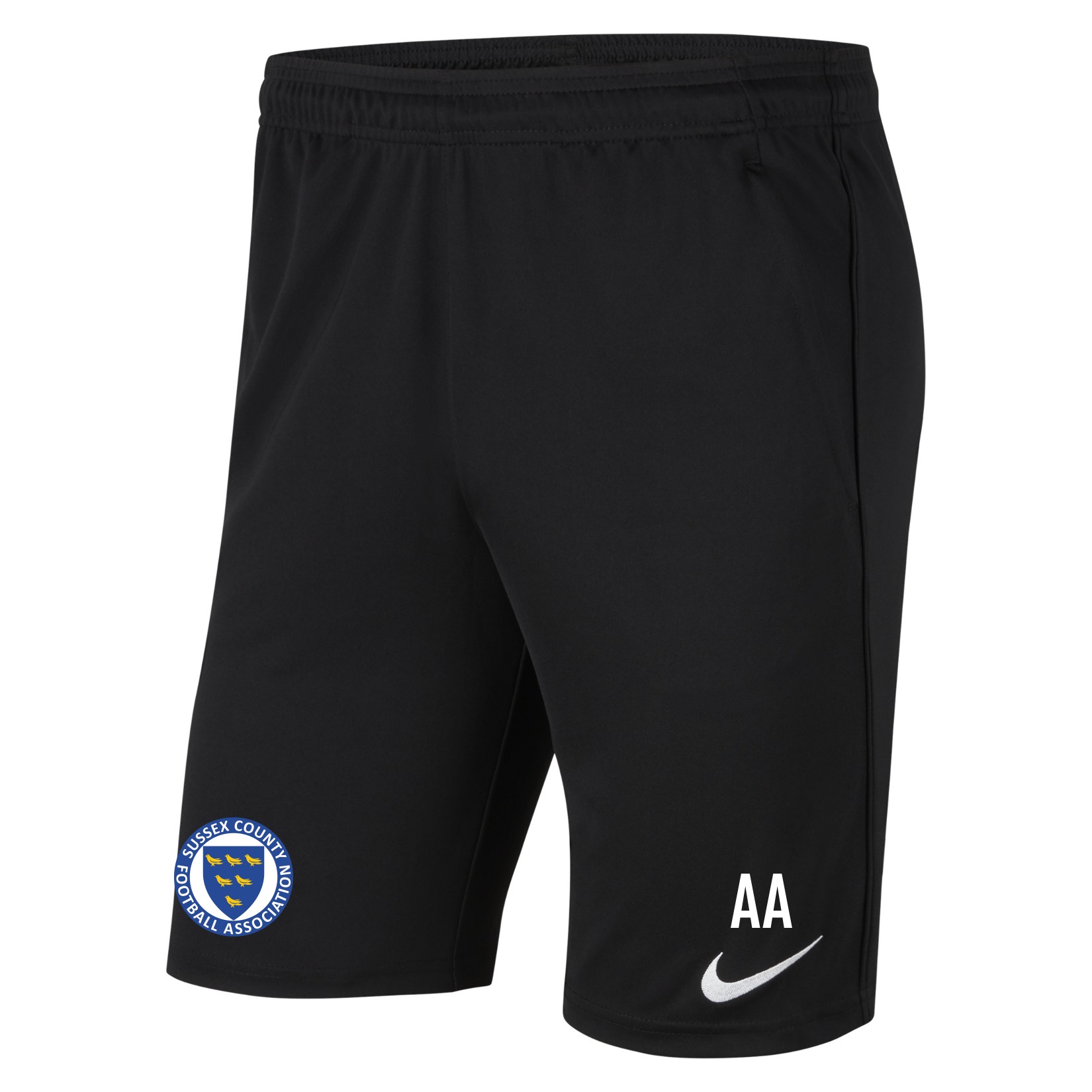 Nike Park 20 Pocketed Shorts (M) - Black/Black/White