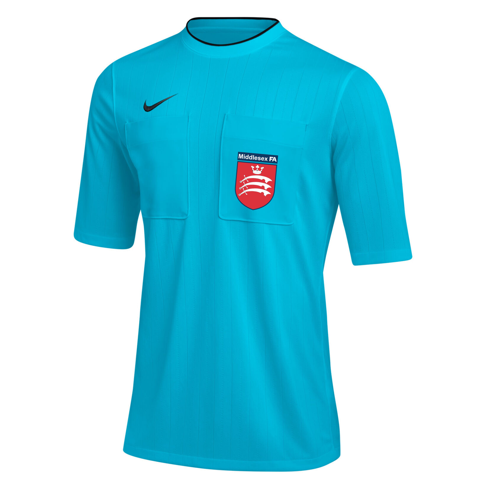 Nike Dry Referee II Top S/S - Chlorine Blue/Black