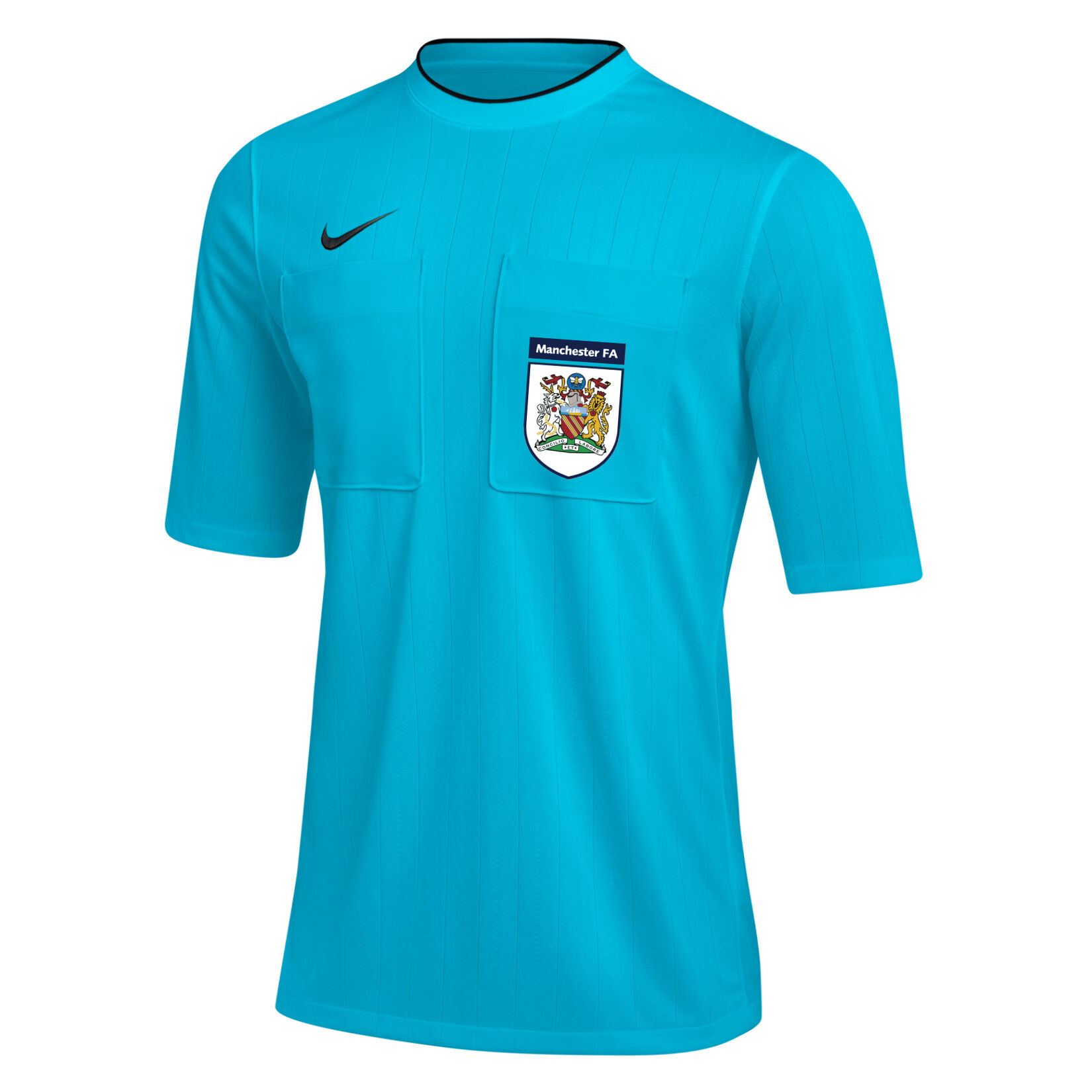 Nike Dry Referee II Top S/S - Chlorine Blue/Black