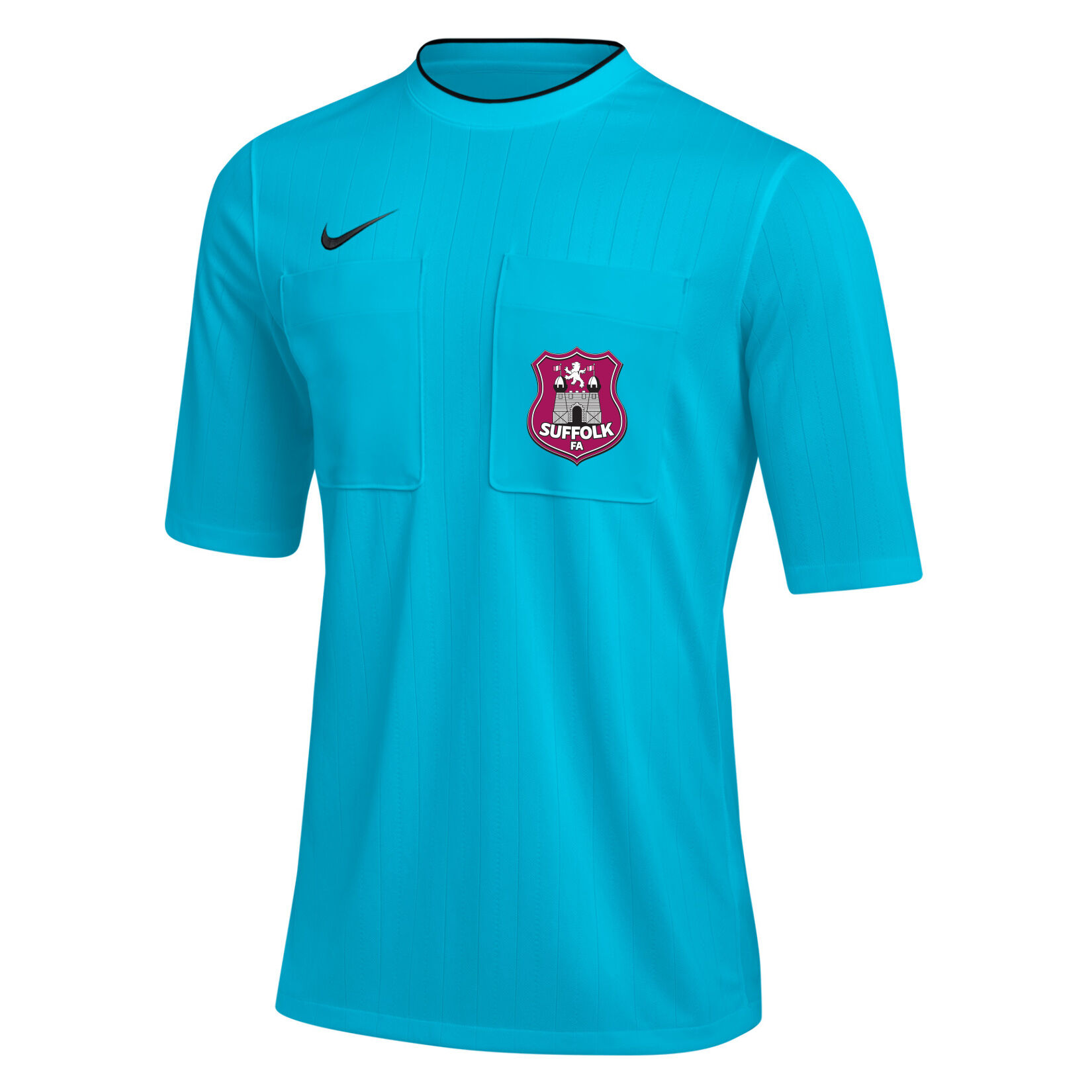 Nike Dry Referee II Top S/S - Chlorine Blue/Black