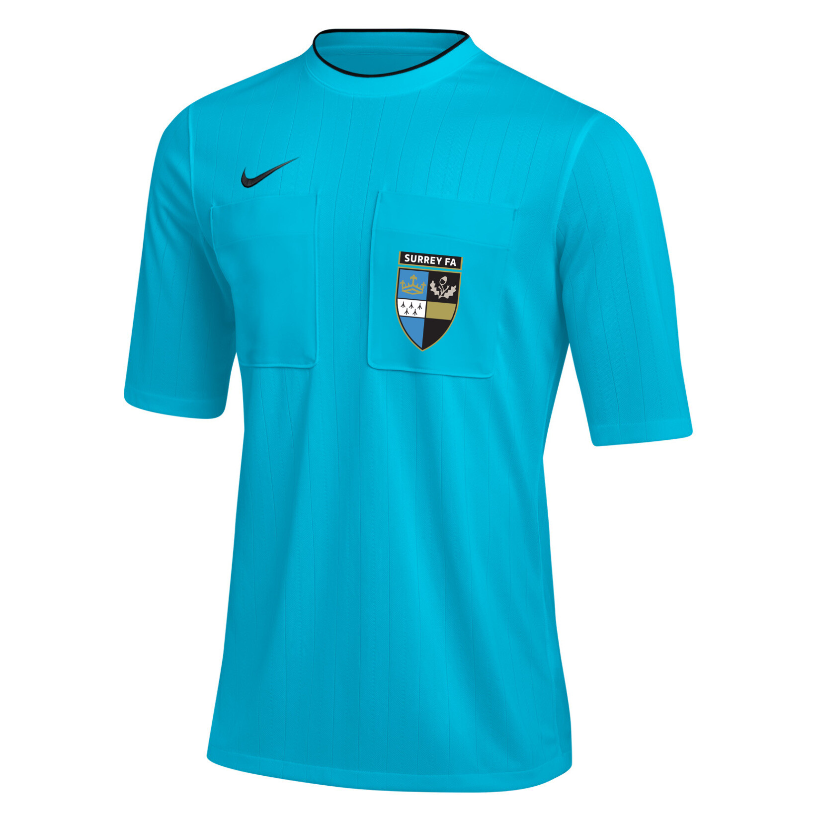 Nike Dry Referee II Top S/S - Chlorine Blue/Black