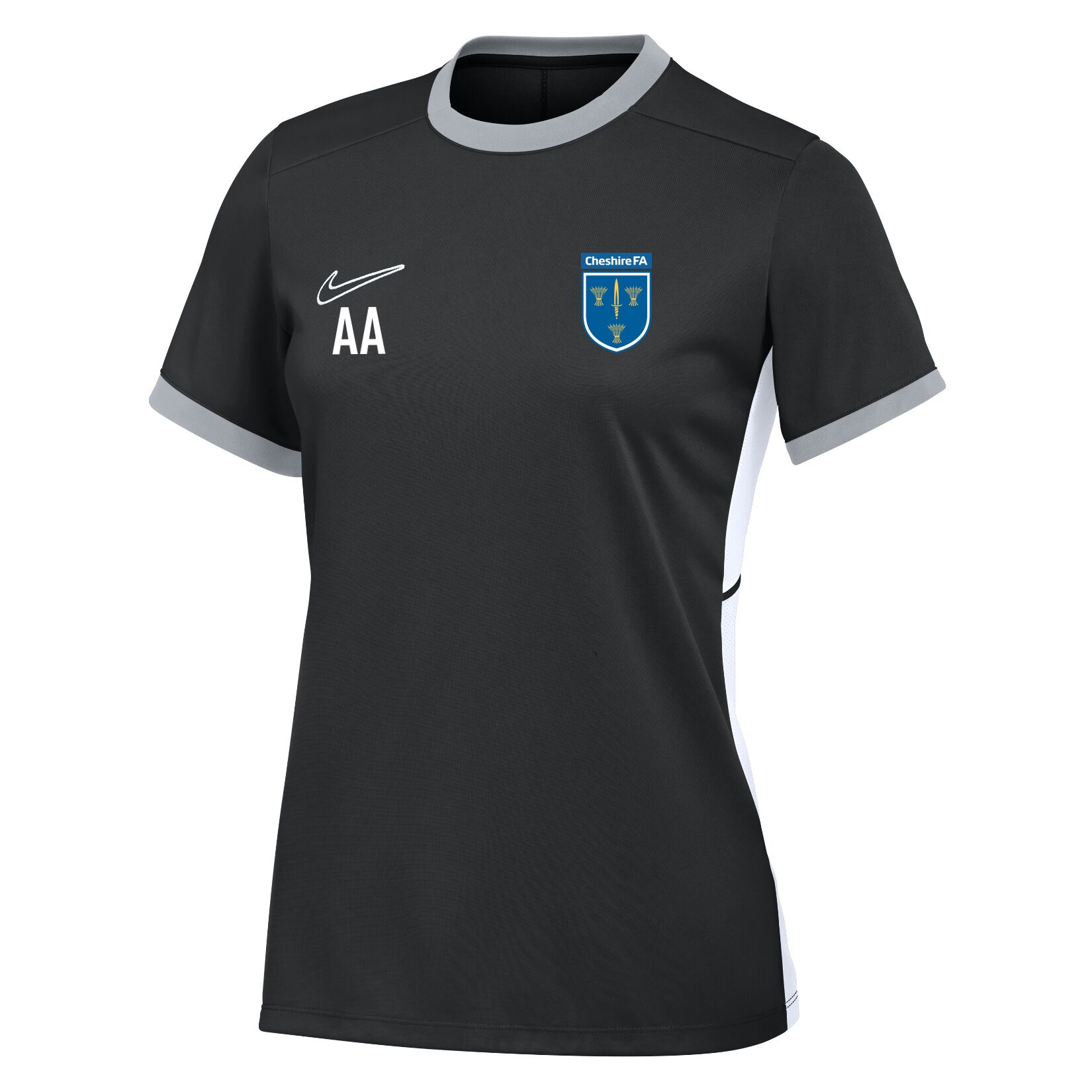 Nike Academy 25 Short-Sleeve Training Top (W) - Black/White/White