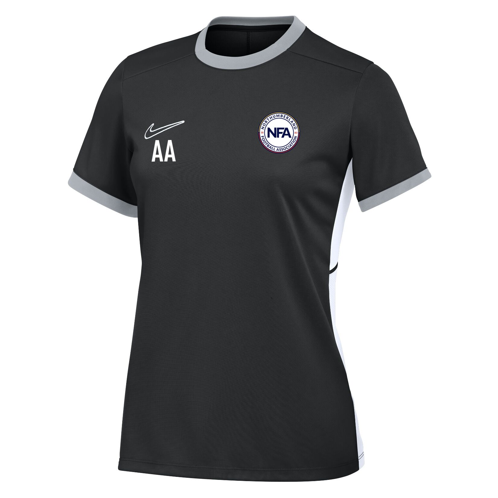 Nike Academy 25 Short-Sleeve Training Top (W) - Black/White/White