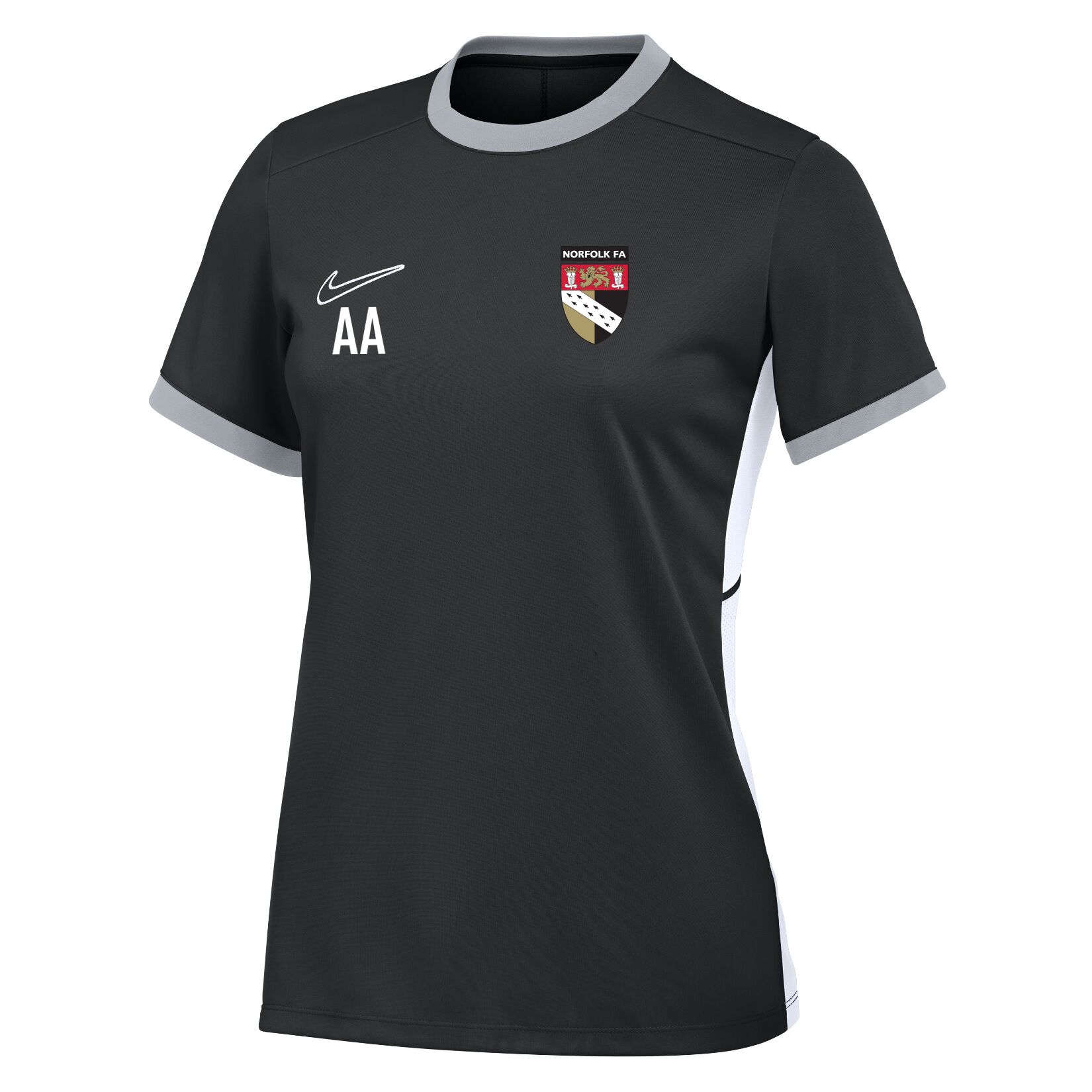 Nike Academy 25 Short-Sleeve Training Top (W) - Black/White/White