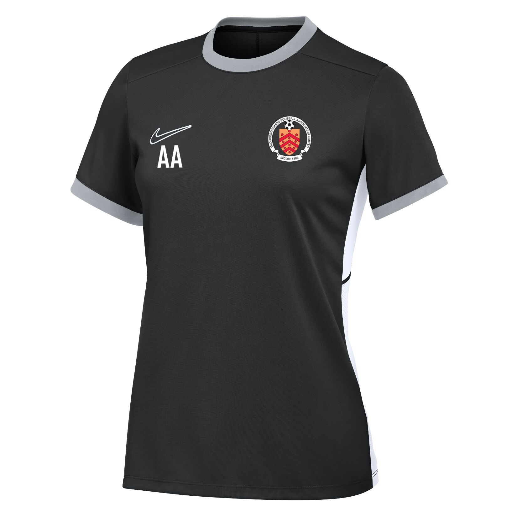 Nike Academy 25 Short-Sleeve Training Top (W) - Black/White/White