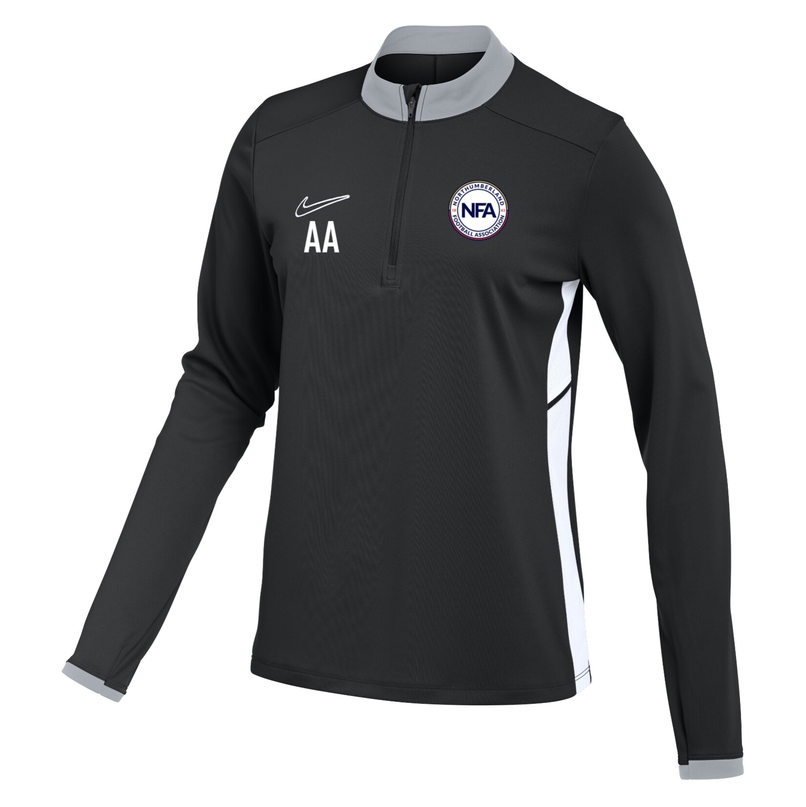 Nike Dri-FIT Academy 25 Drill Top (W) - Black/White/White