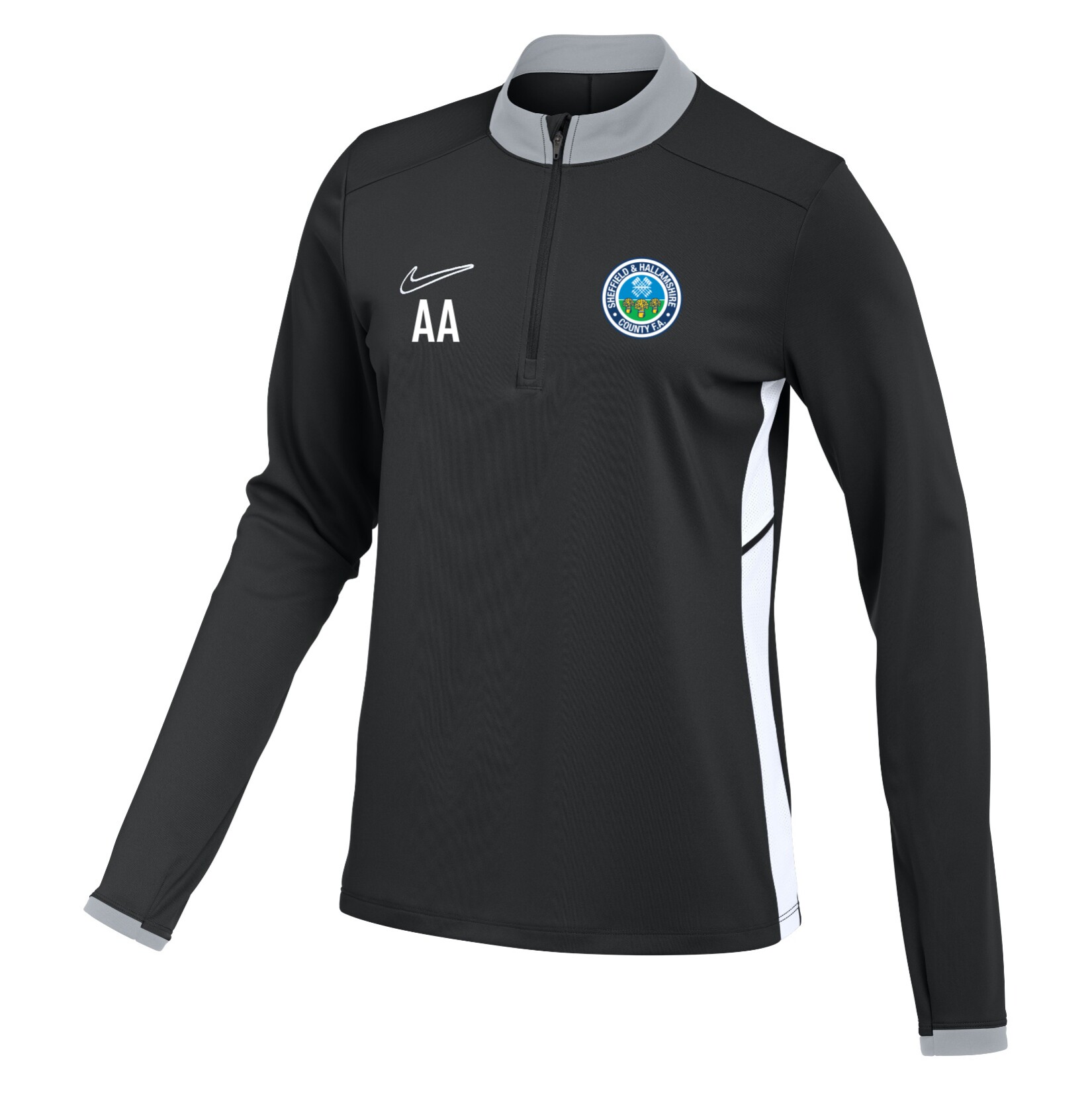 Nike Dri-FIT Academy 25 Drill Top (W) - Black/White/White