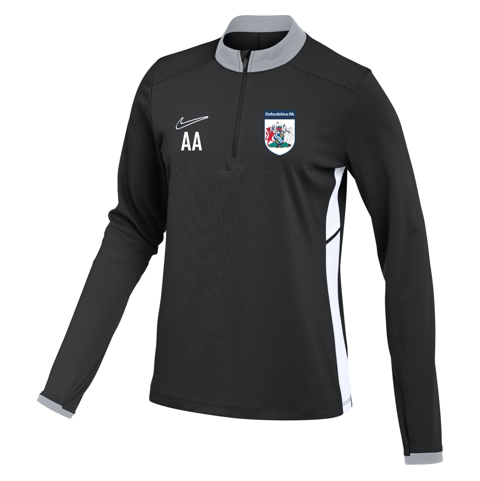 Nike Dri-FIT Academy 25 Drill Top (W) - Black/White/White