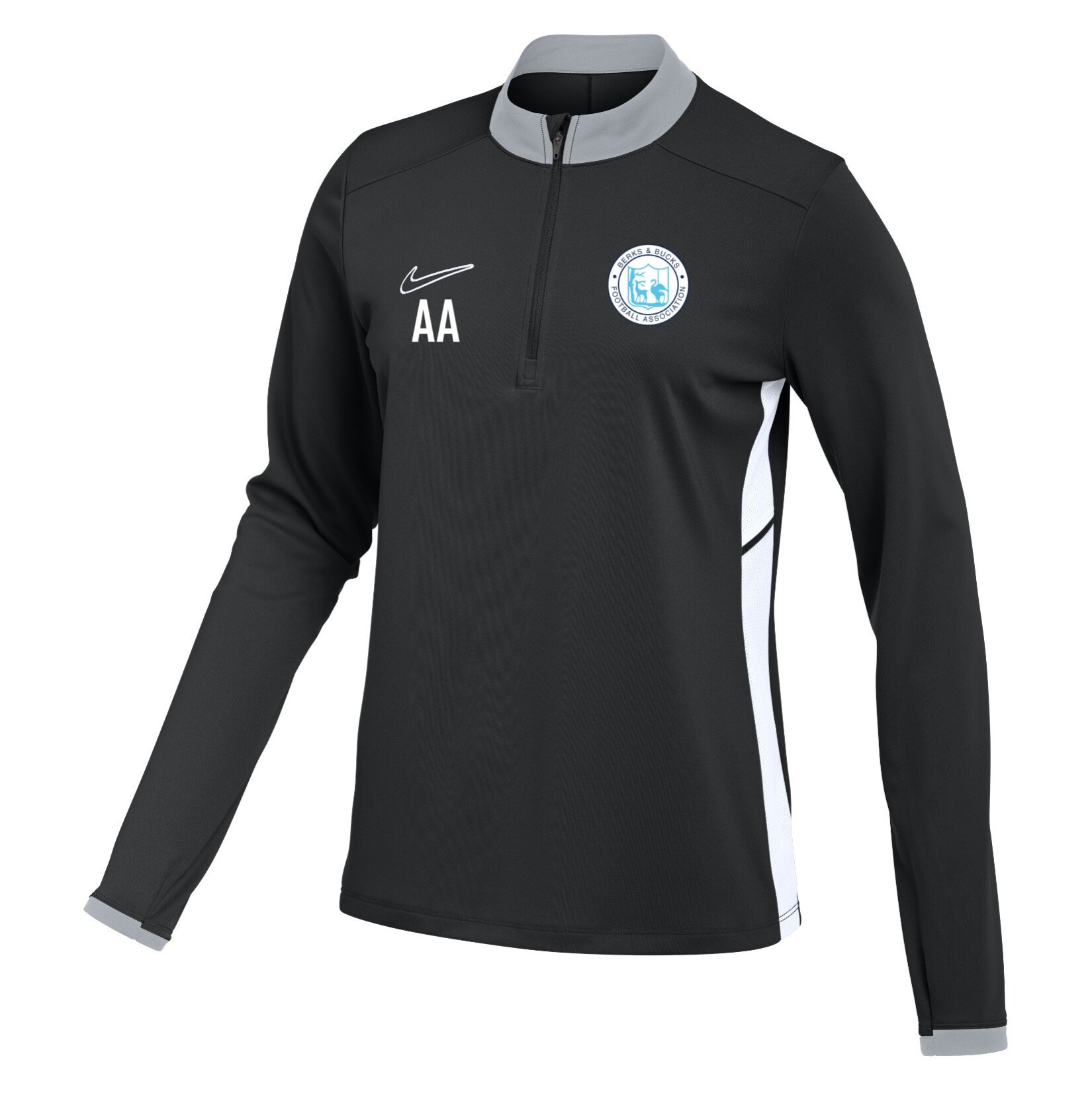 Nike Dri-FIT Academy 25 Drill Top (W) - Black/White/White