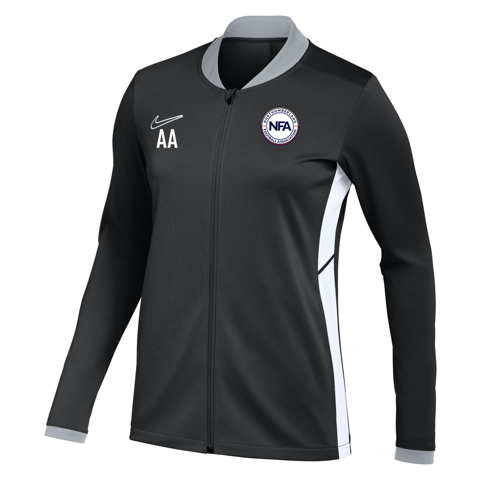 Nike Dri-FIT Academy 25 Knit Track Jacket (W) - Black/White/White