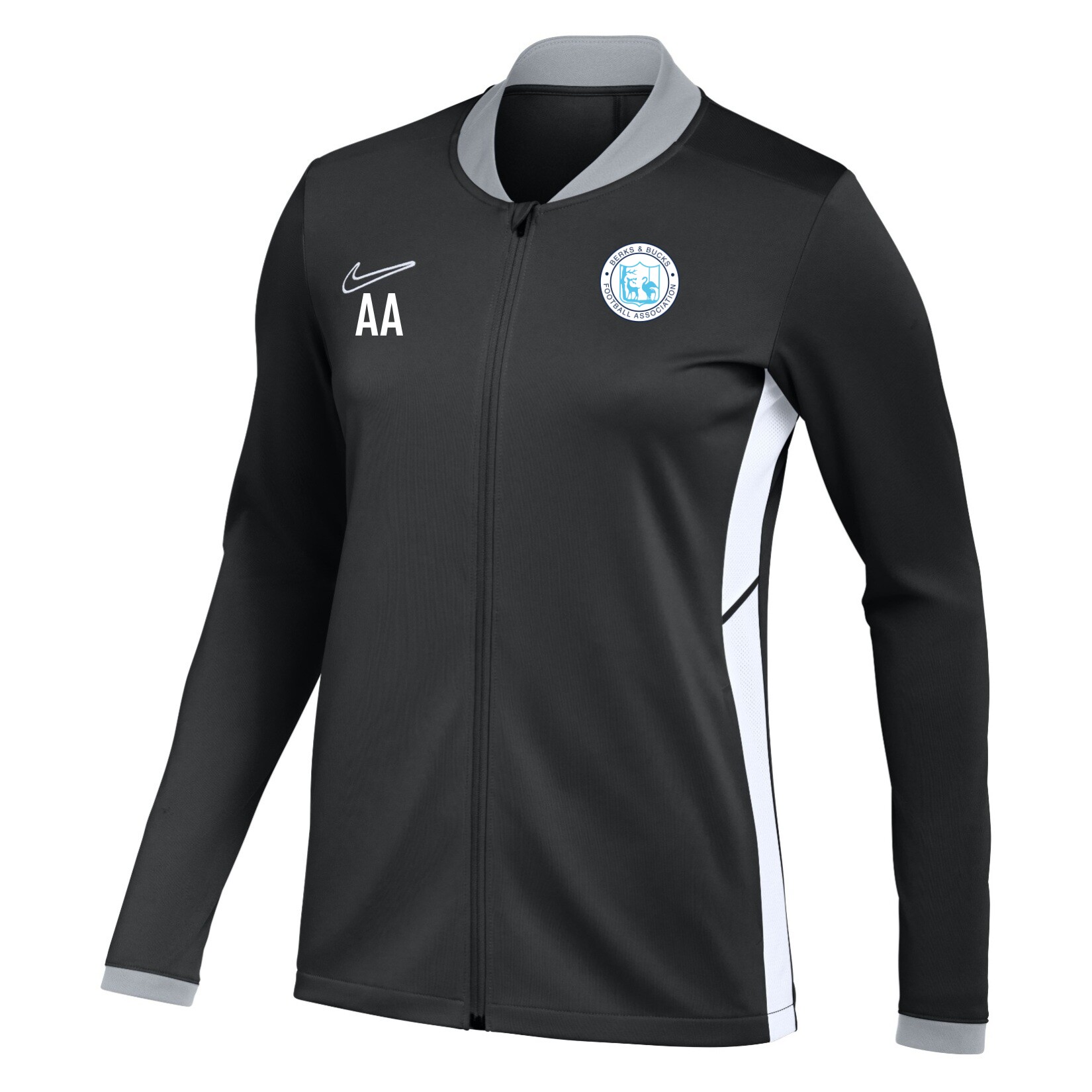 Nike Dri-FIT Academy 25 Knit Track Jacket (W) - Black/White/White