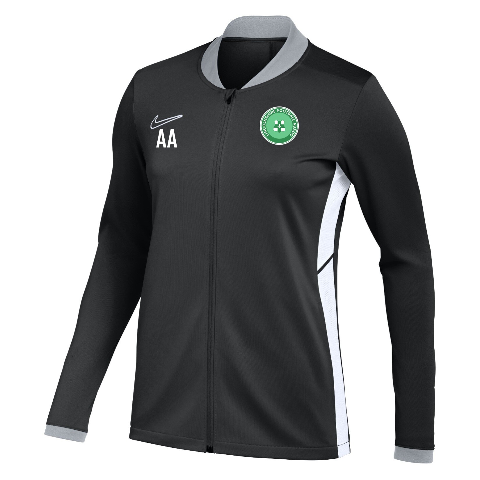 Nike Dri-FIT Academy 25 Knit Track Jacket (W) - Black/White/White