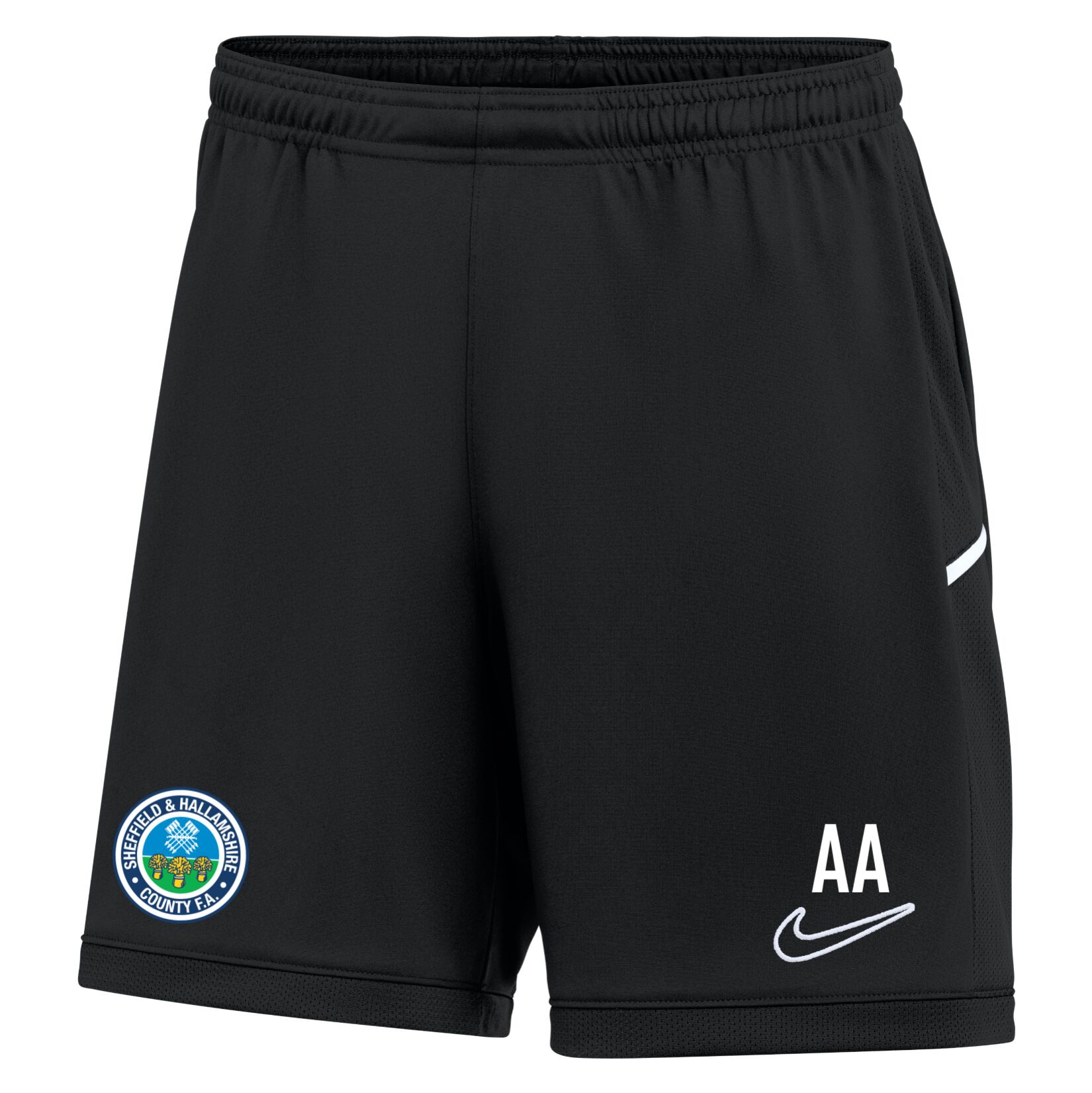 Nike Dri-FIT Academy 25 Shorts (W) - Black/Black/White
