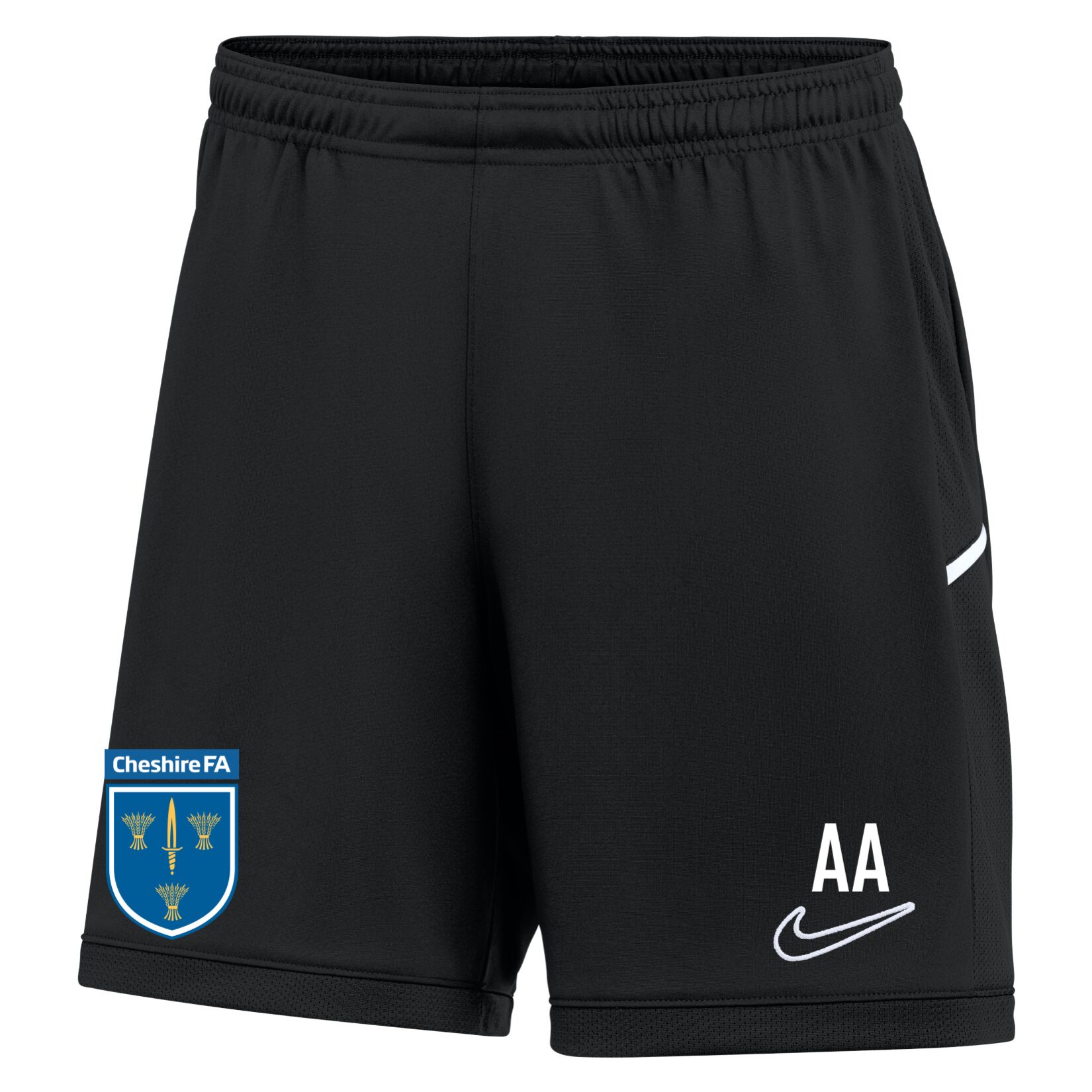 Nike Dri-FIT Academy 25 Shorts (W) - Black/Black/White