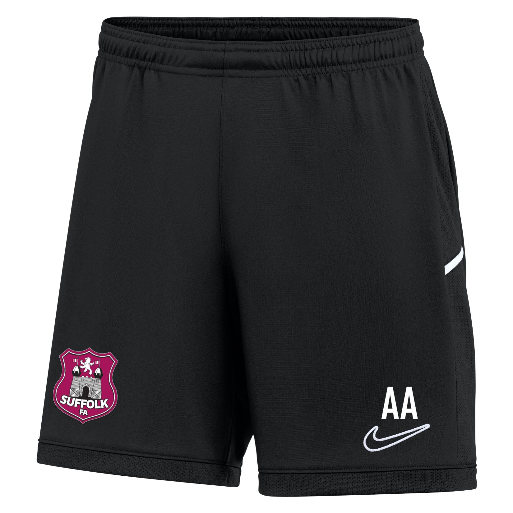 Nike Dri-FIT Academy 25 Shorts (W) - Black/Black/White