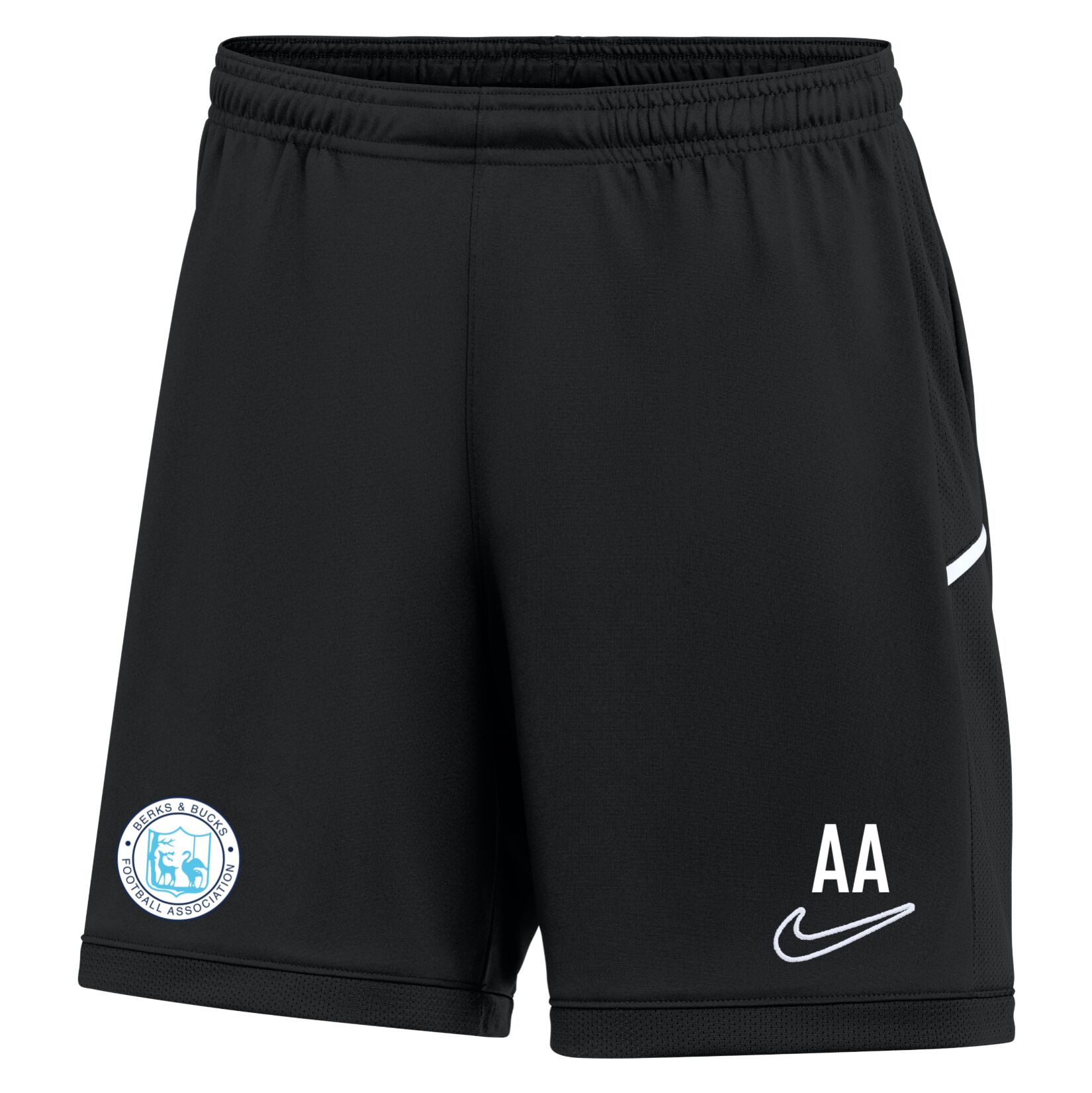 Nike Dri-FIT Academy 25 Shorts (W) - Black/Black/White