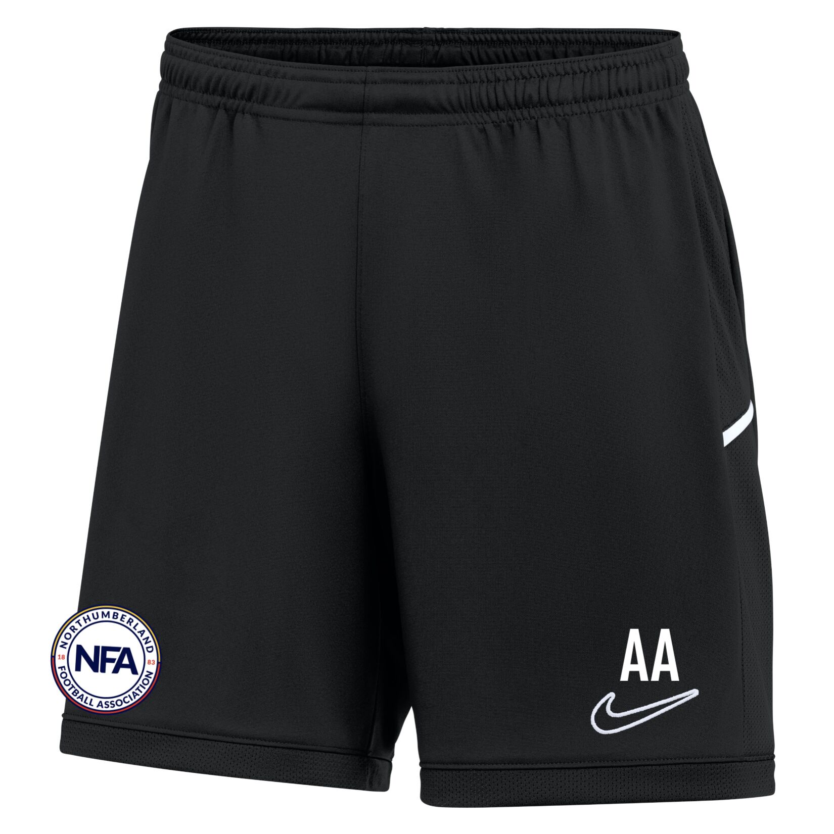 Nike Dri-FIT Academy 25 Shorts (W) - Black/Black/White