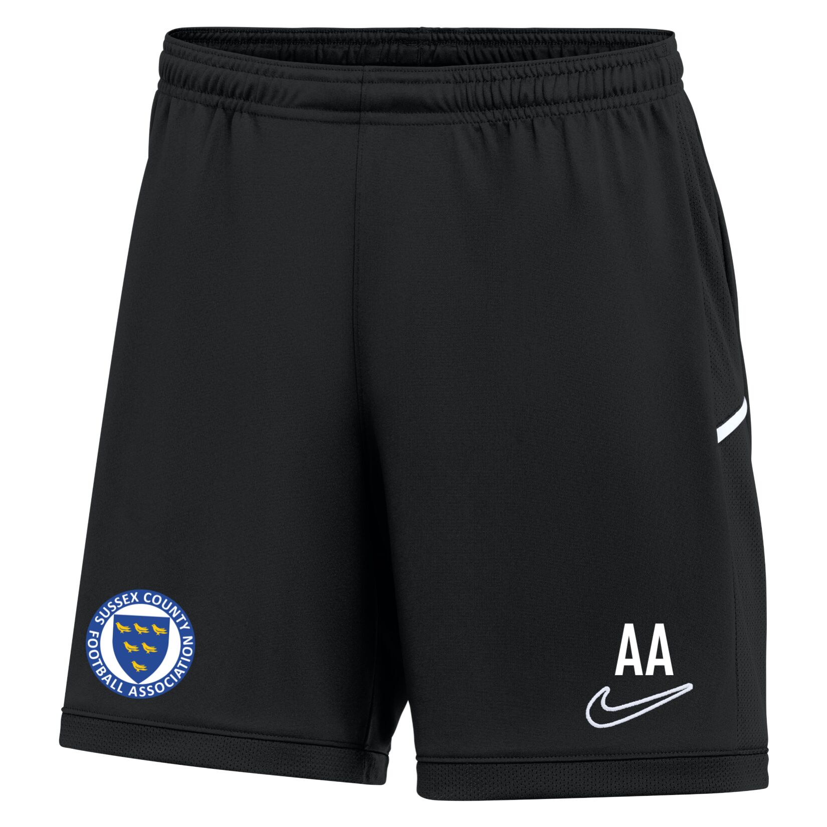 Nike Dri-FIT Academy 25 Shorts (W) - Black/Black/White