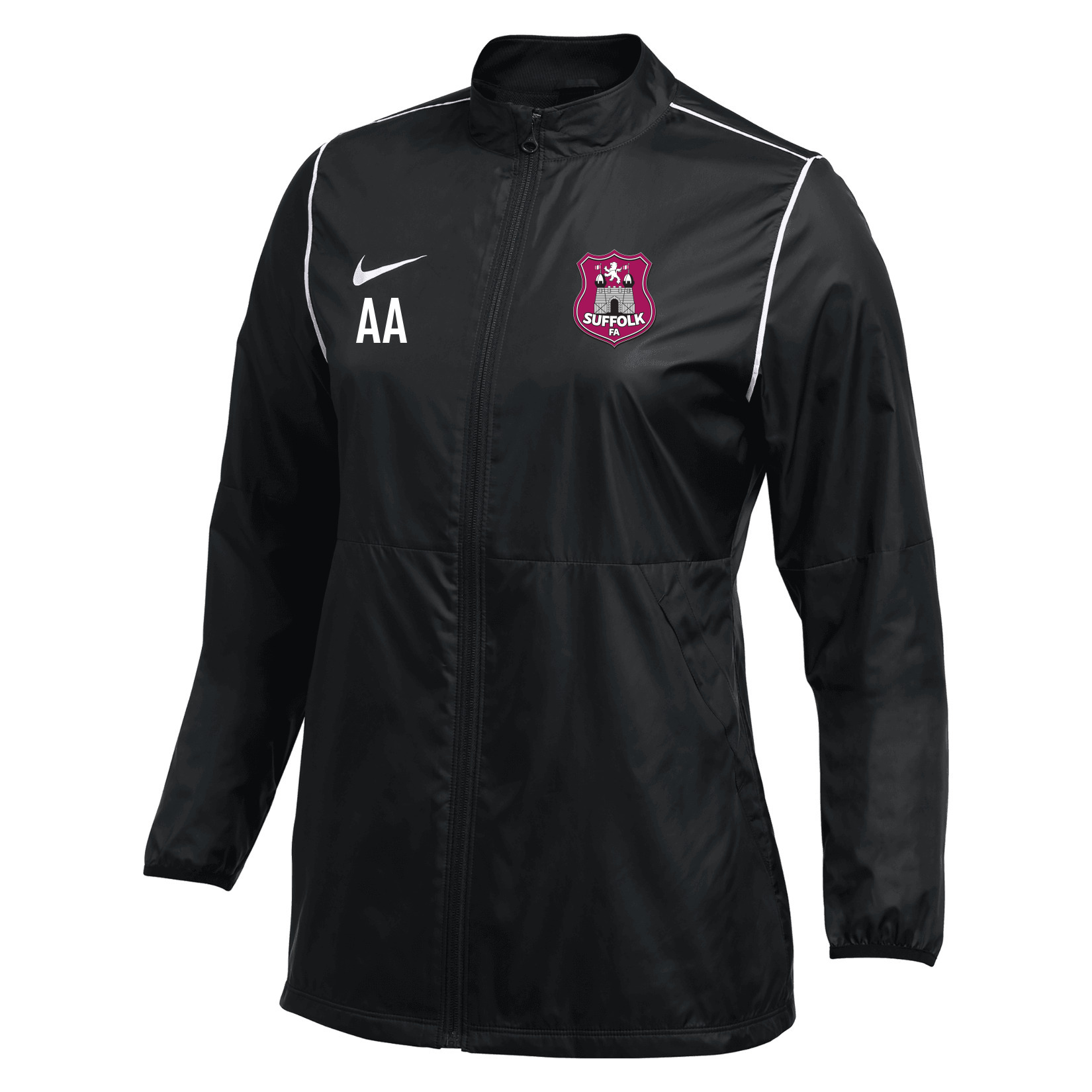 Nike Repel Park 20 Rain Jacket (W) - Black/White/White