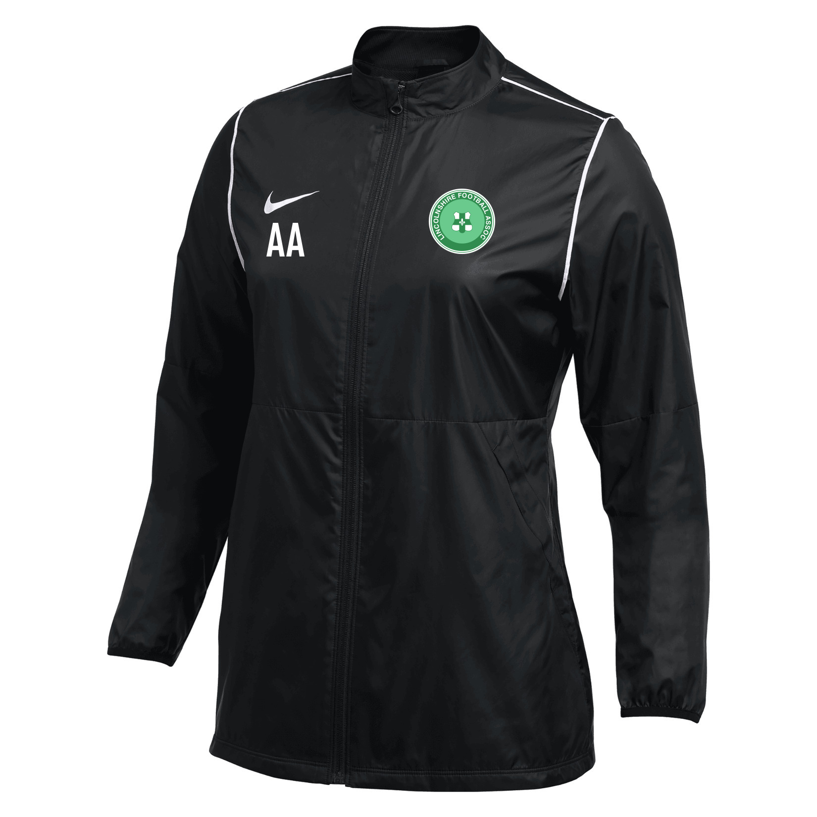 Nike Repel Park 20 Rain Jacket (W) - Black/White/White