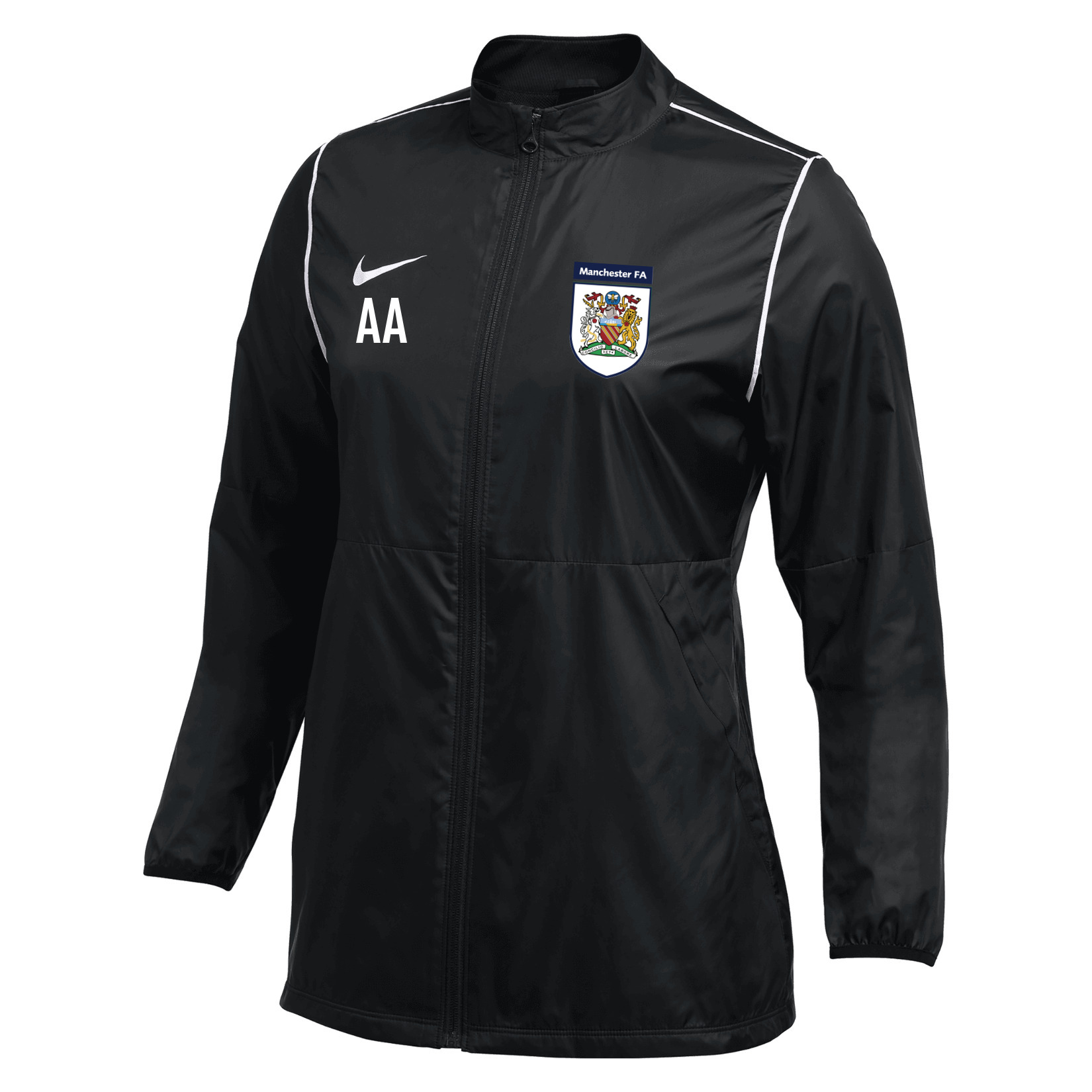 Nike Repel Park 20 Rain Jacket (W) - Black/White/White