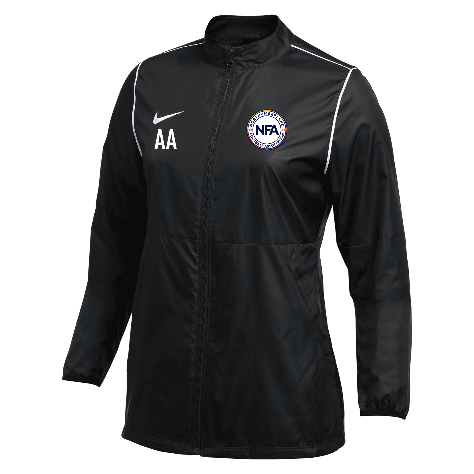 Nike Repel Park 20 Rain Jacket (W) - Black/White/White