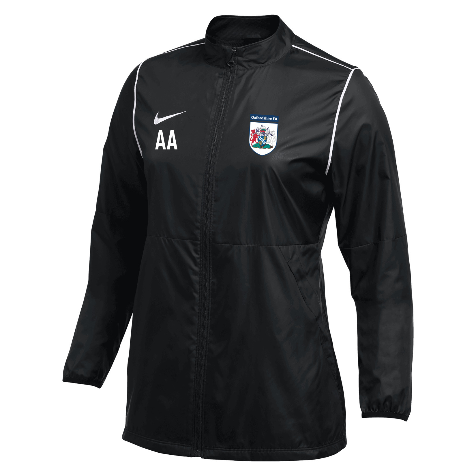 Nike Repel Park 20 Rain Jacket (W) - Black/White/White