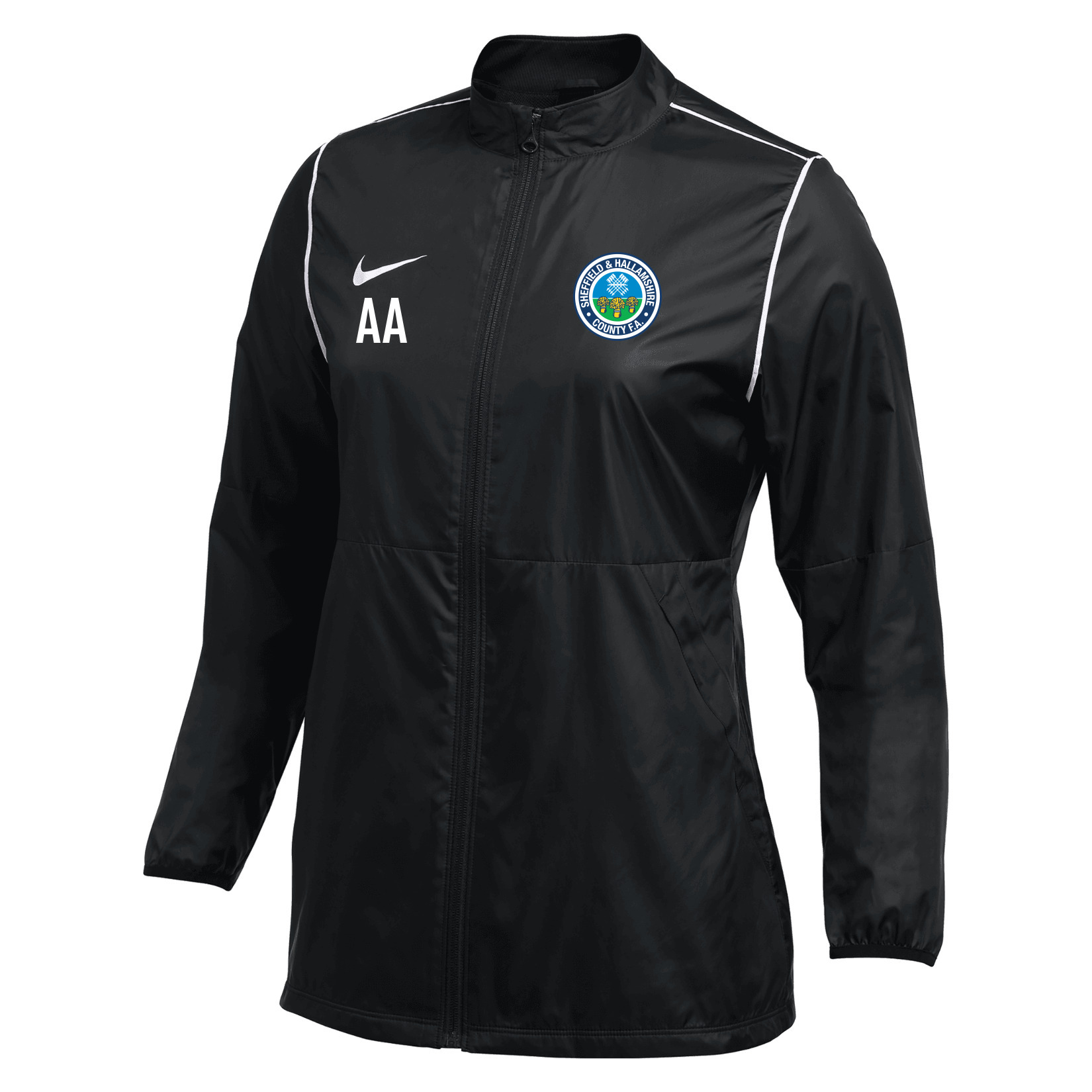 Nike Repel Park 20 Rain Jacket (W) - Black/White/White