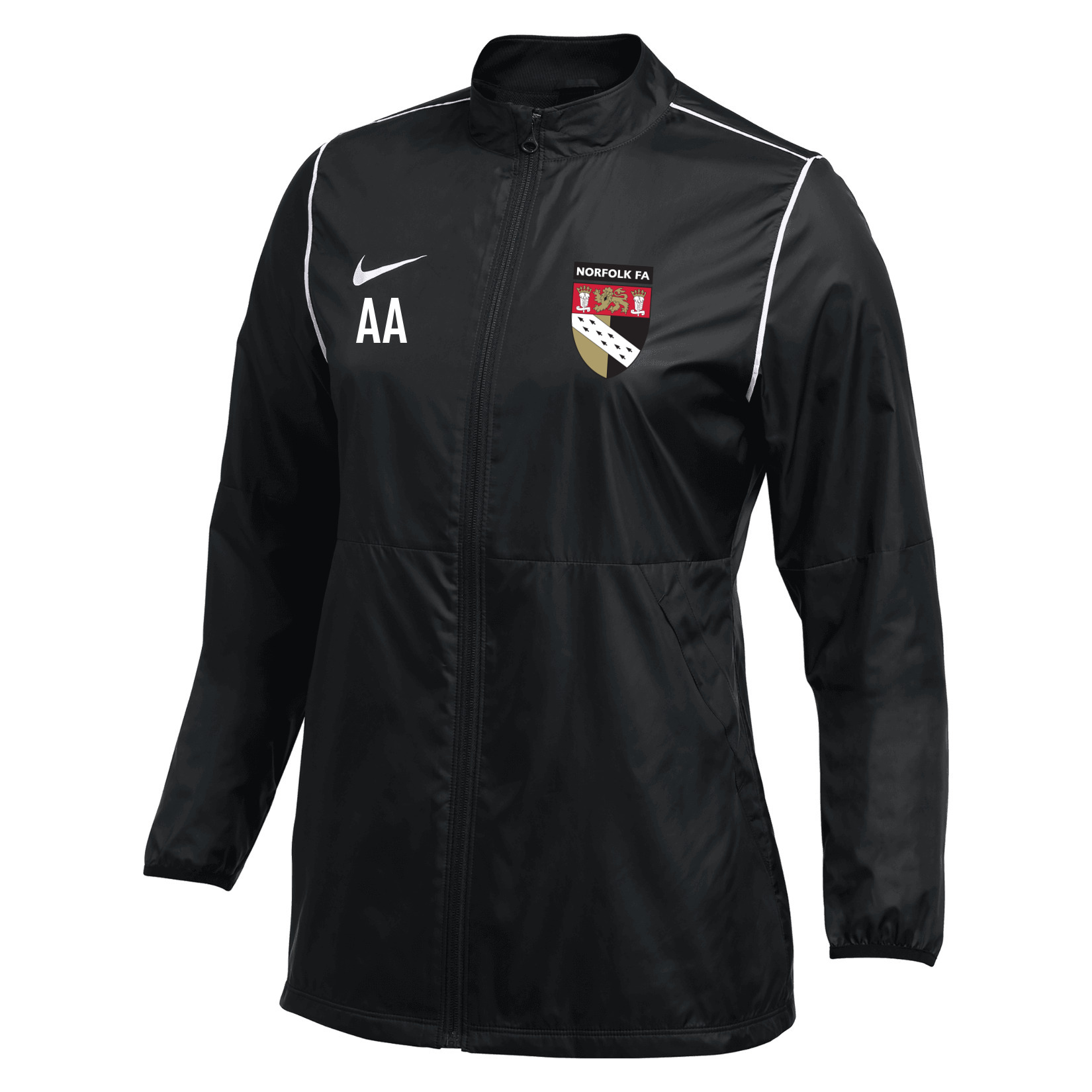 Nike Repel Park 20 Rain Jacket (W) - Black/White/White