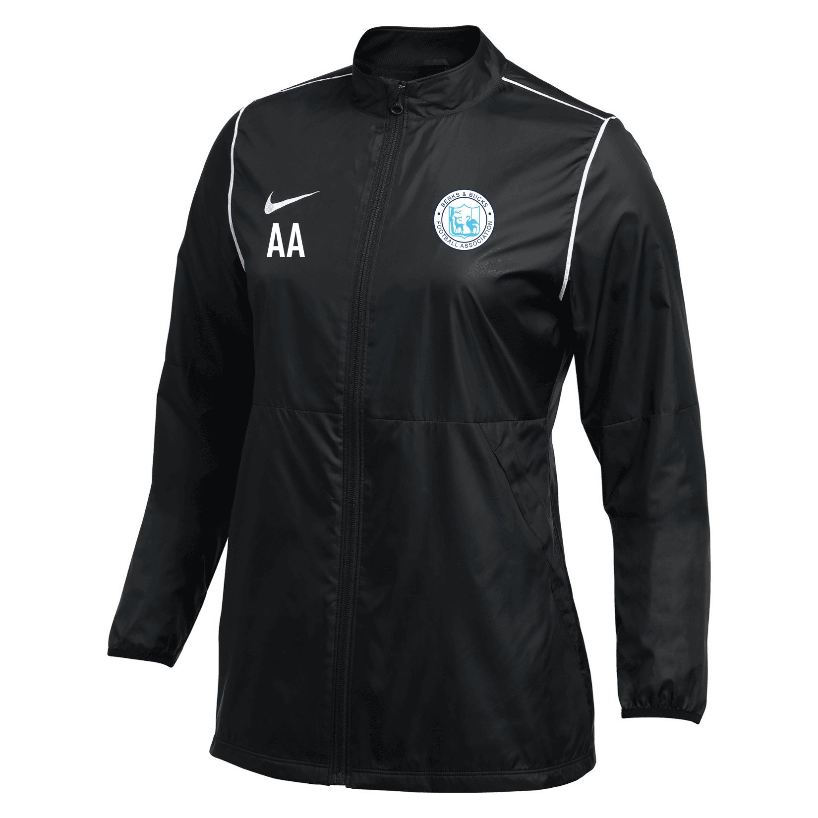 Nike Repel Park 20 Rain Jacket (W) - Black/White/White