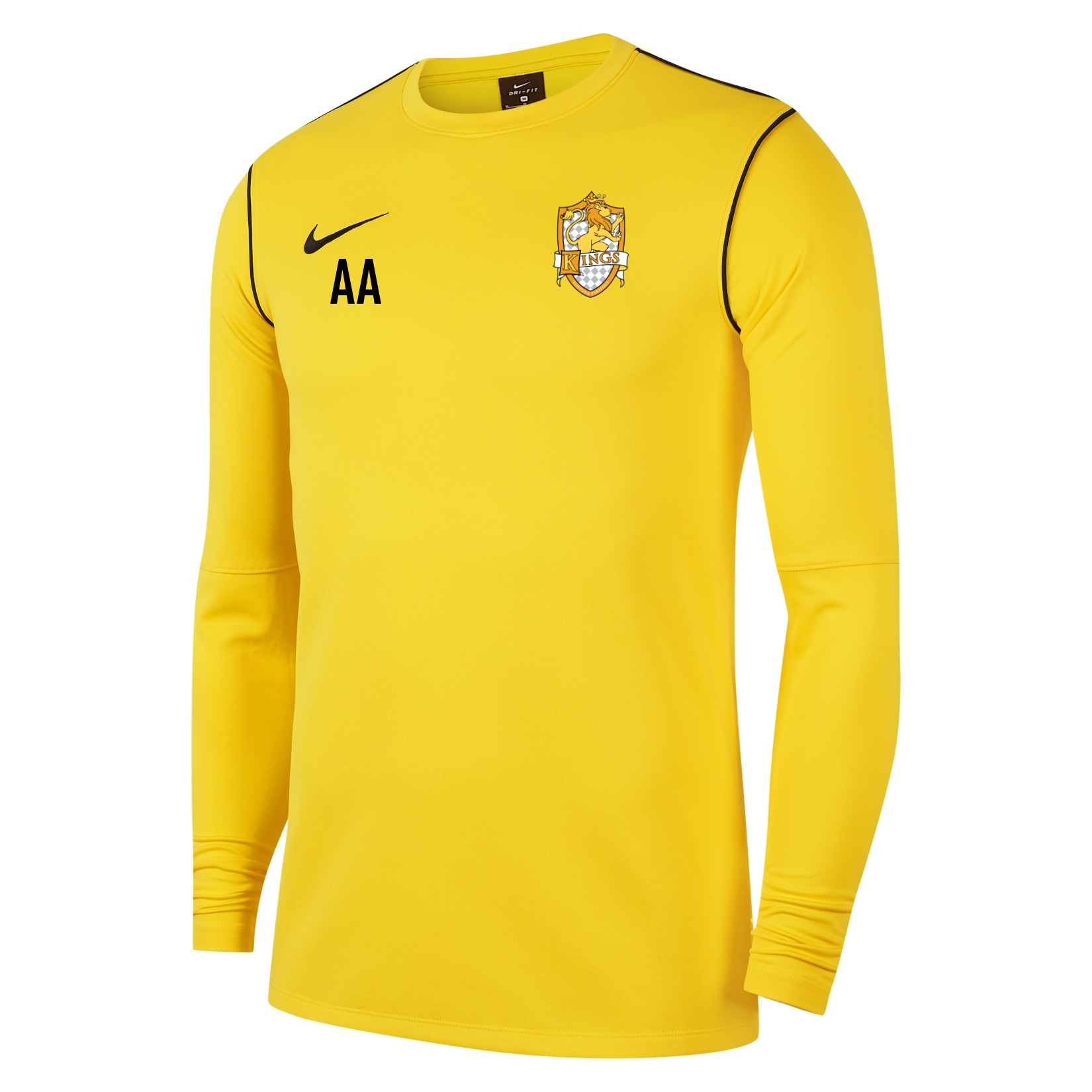 Nike Dri-FIT Park 20 Crew Top - Tour Yellow/Black/Black