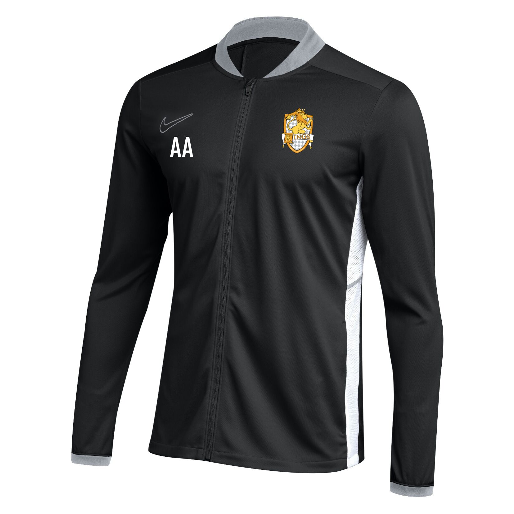 Nike Dri-FIT Academy 25 Knit Track Jacket - Black/White/White