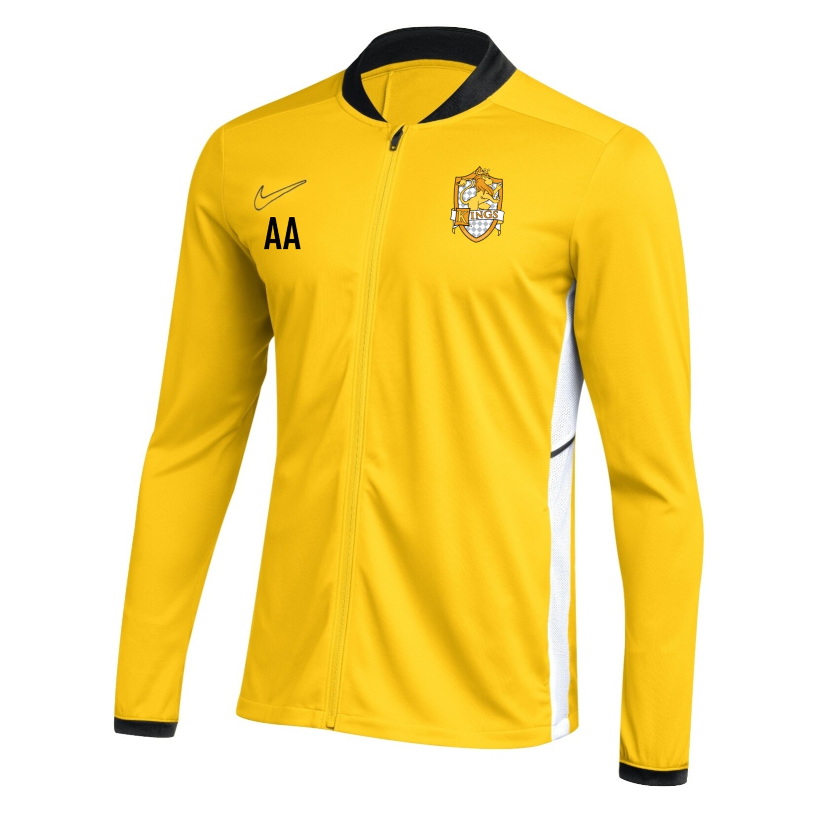 Nike Dri-FIT Academy 25 Knit Track Jacket - Tour Yellow/University Gold/Black