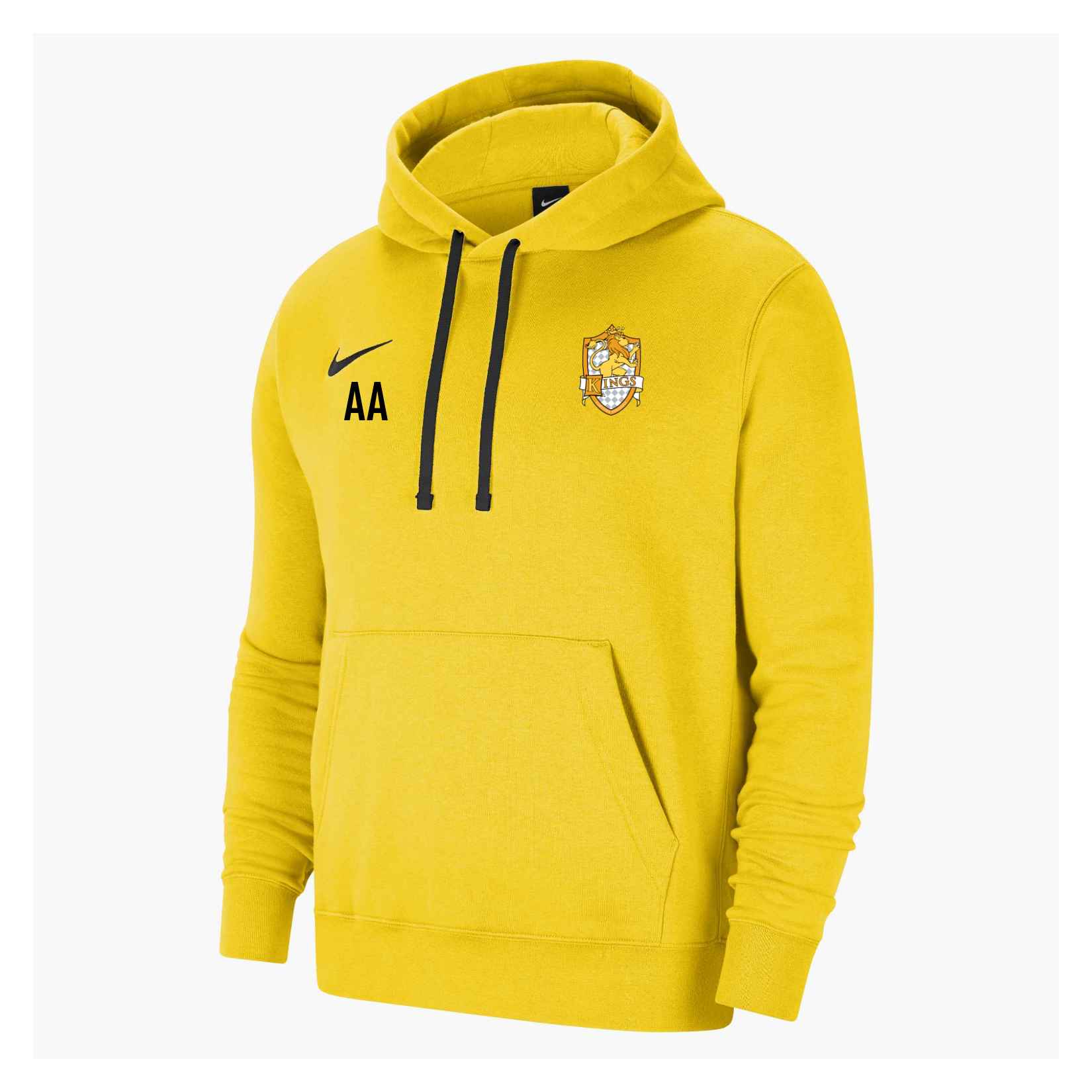 Nike Team Club 20 Fleece Hoodie (M) - Tour Yellow/Black/Black