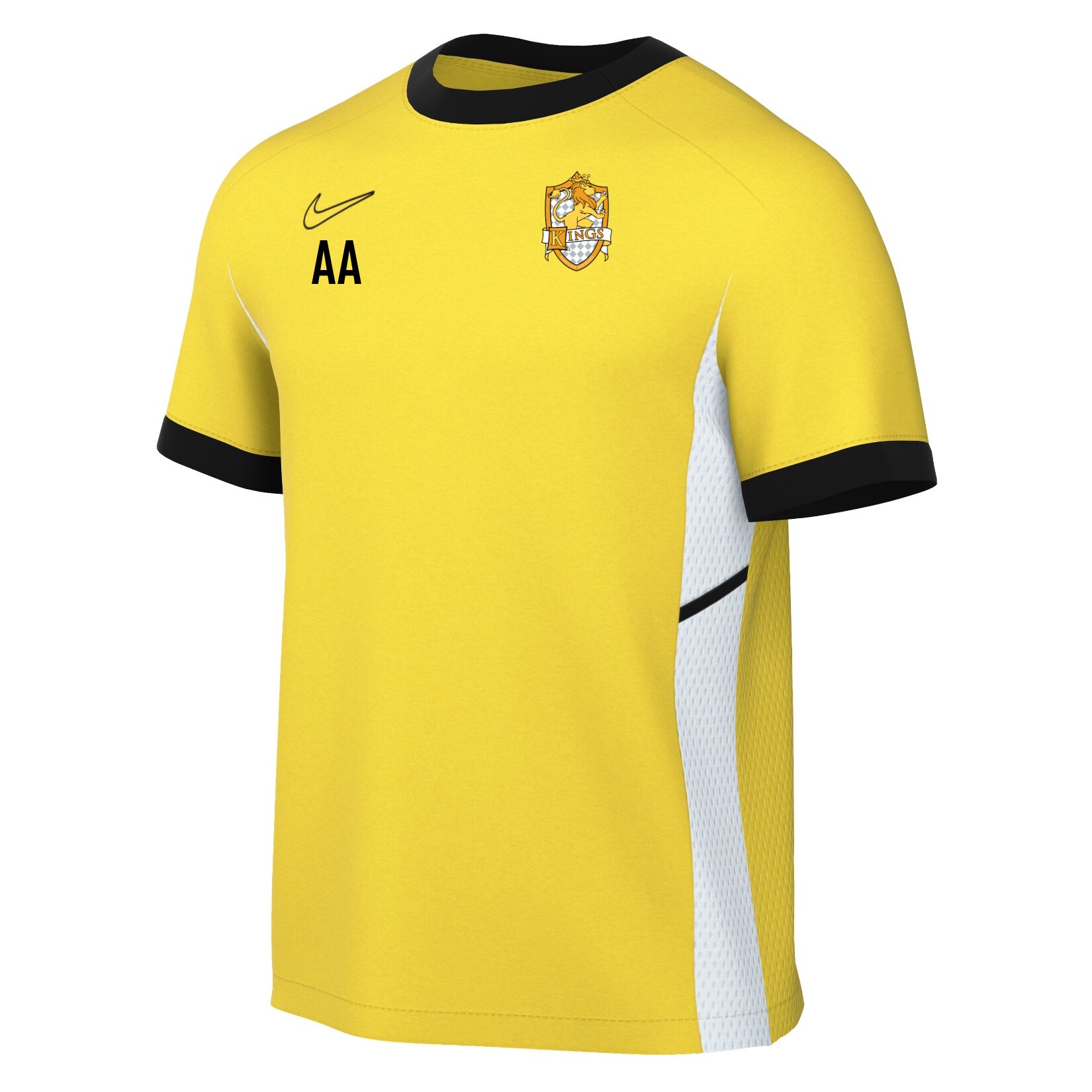Nike Academy 25 Short-Sleeve Training Top - Tour Yellow/University Gold/Black
