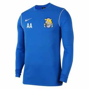 Nike Dri-FIT Park 20 Crew Top Royal Blue-White-White