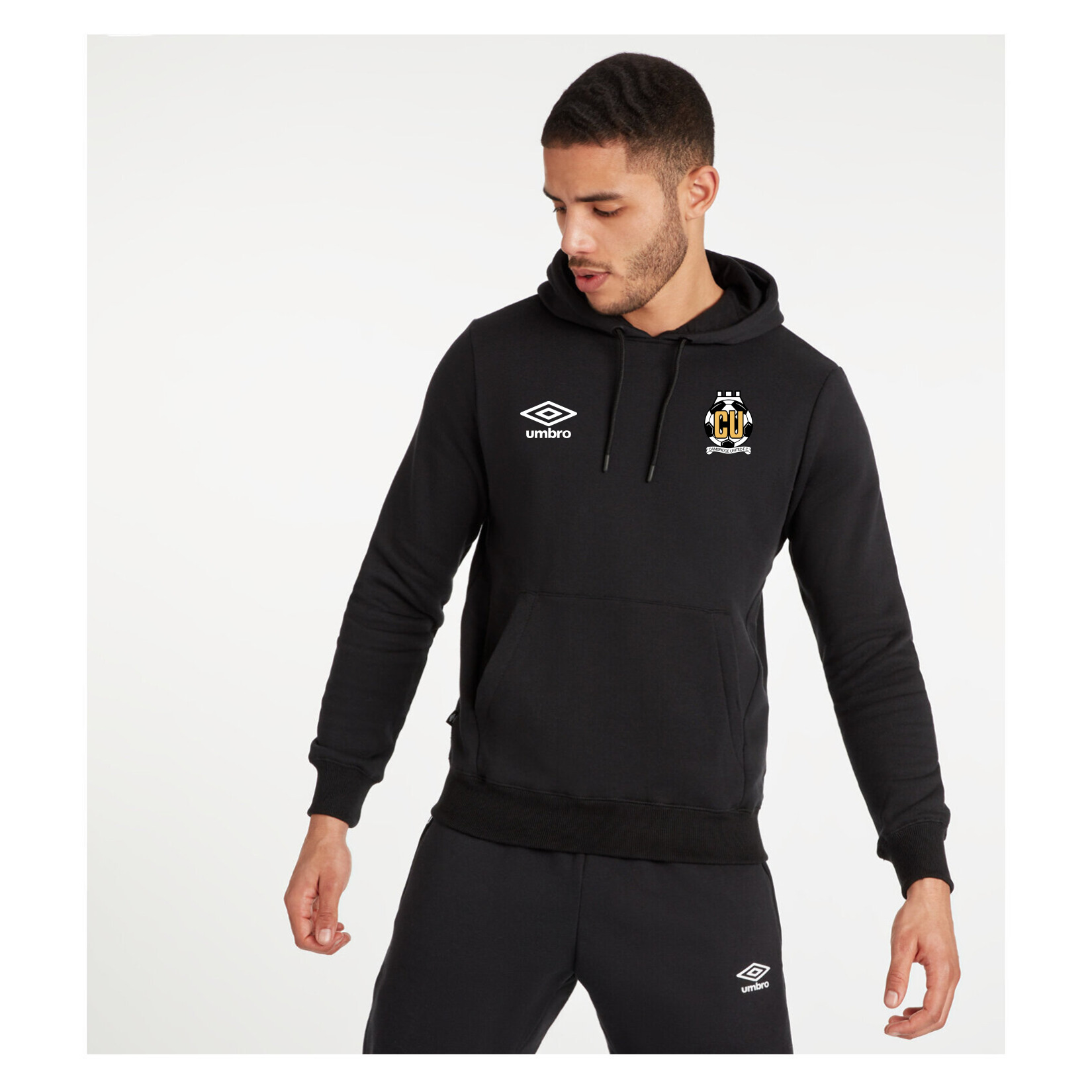 Umbro-MTO Diamond Club OH Hoodie - Black