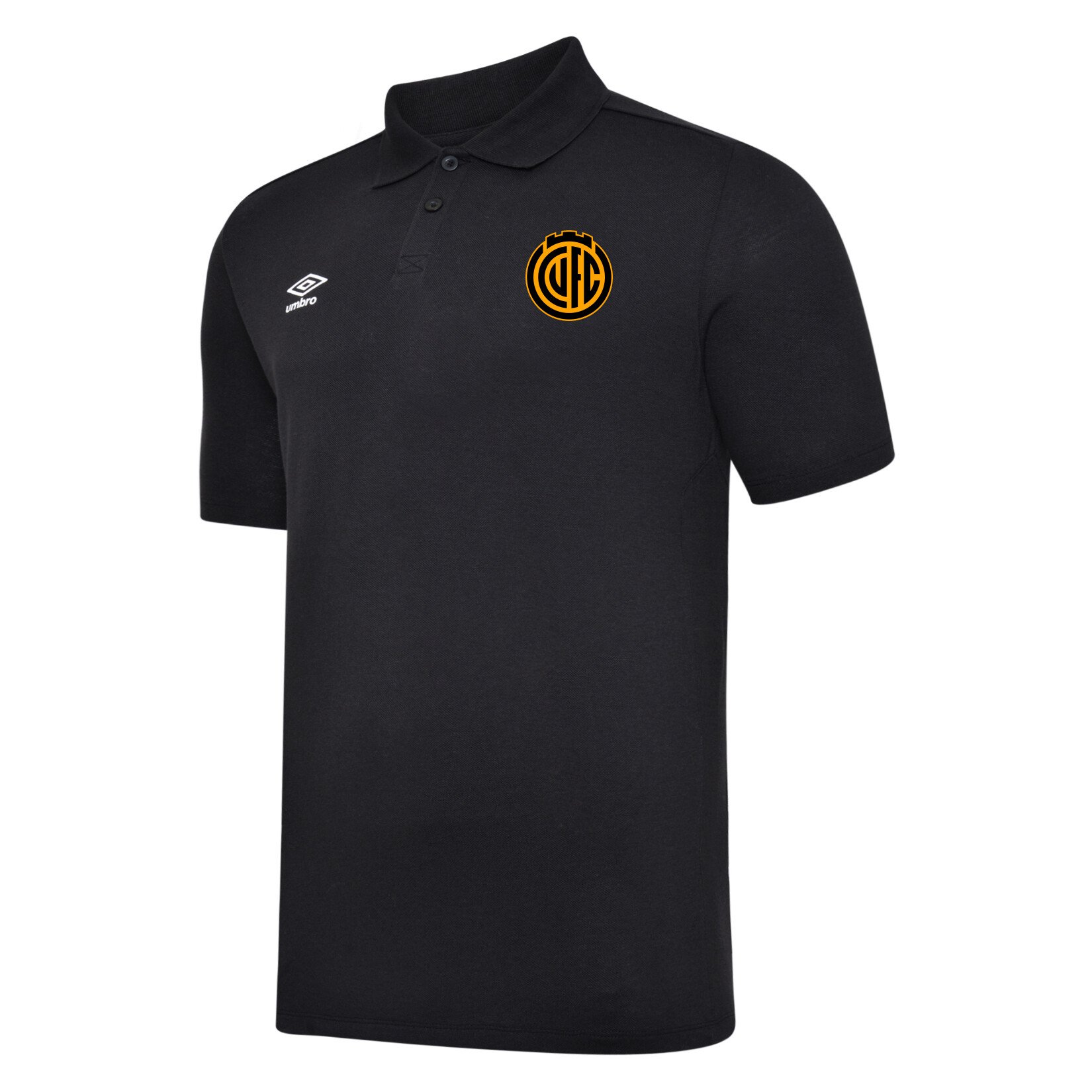 Umbro Club Essential Polo - Black/White